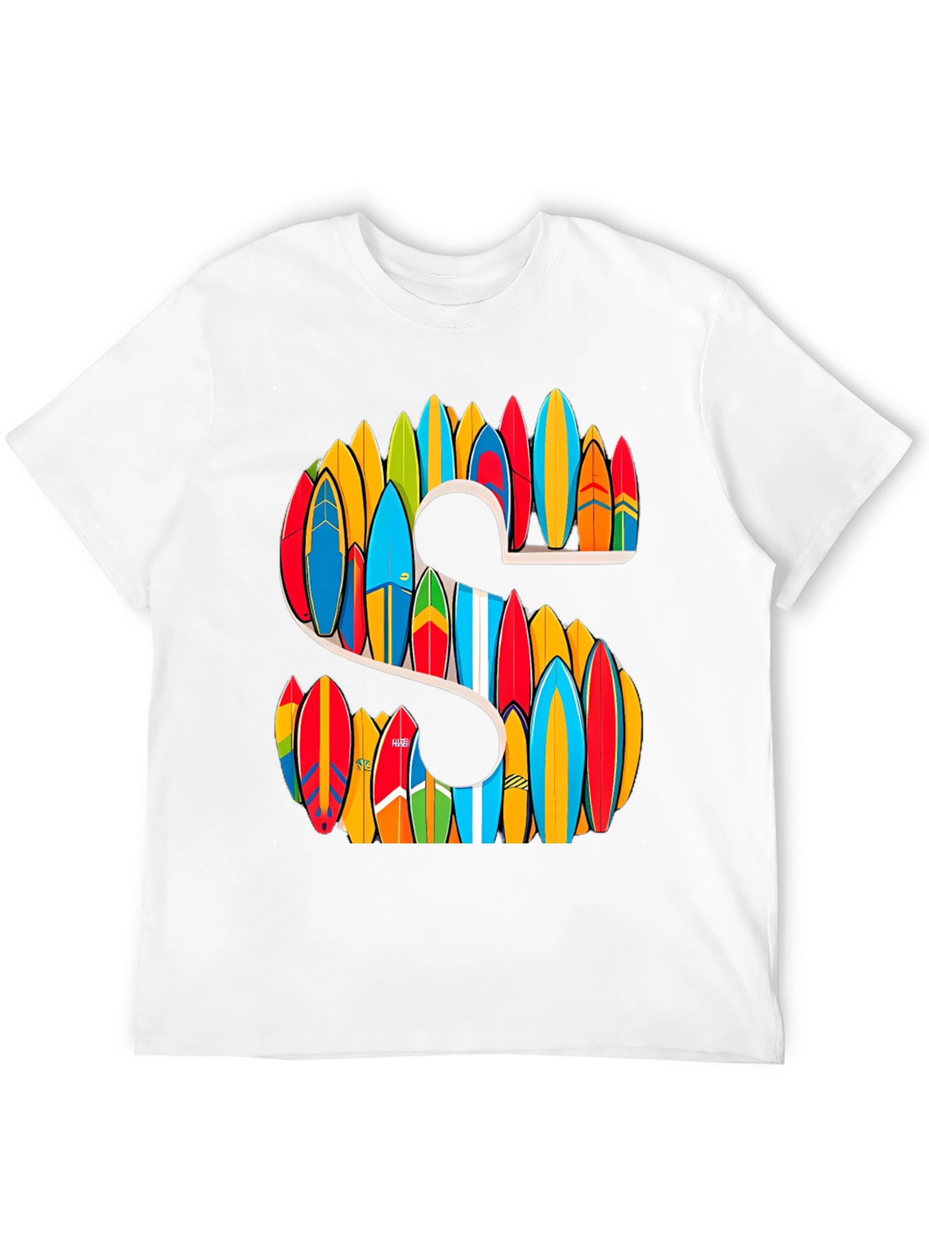 Surfboard Initial S T-Shirt
