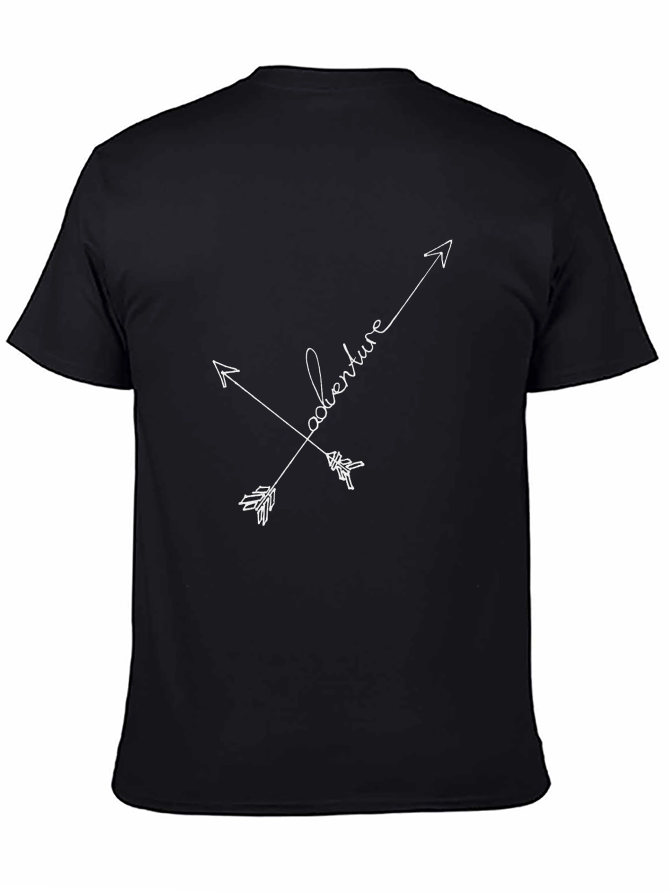 Adventure Arrows Black Graphic Tee
