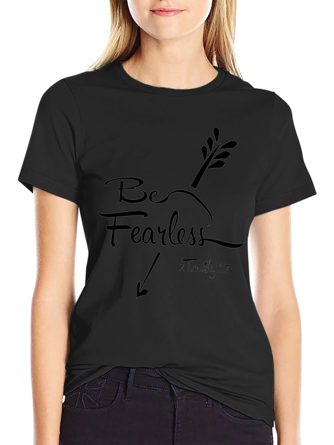 Be Fearless Graphic Tee - Christian Apparel