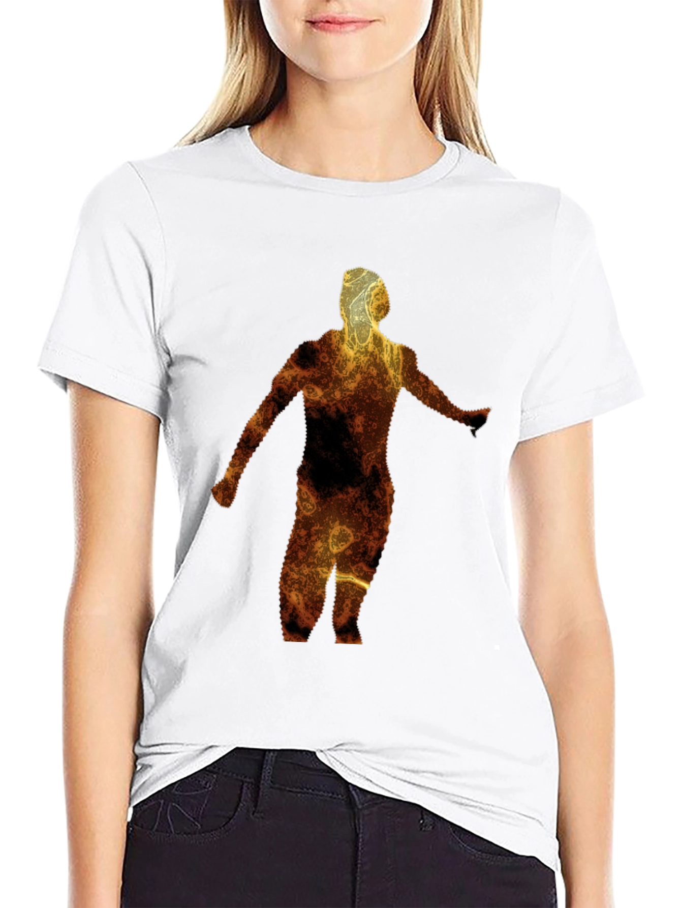 Abstract Silhouette Graphic Tee