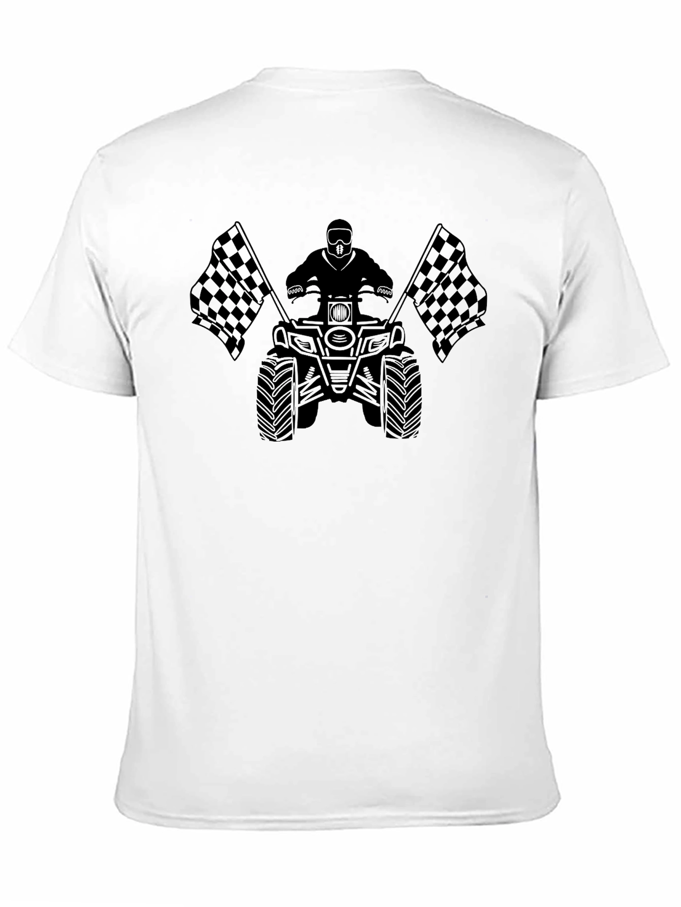 ATV Rider T-Shirt Black Graphic Tee