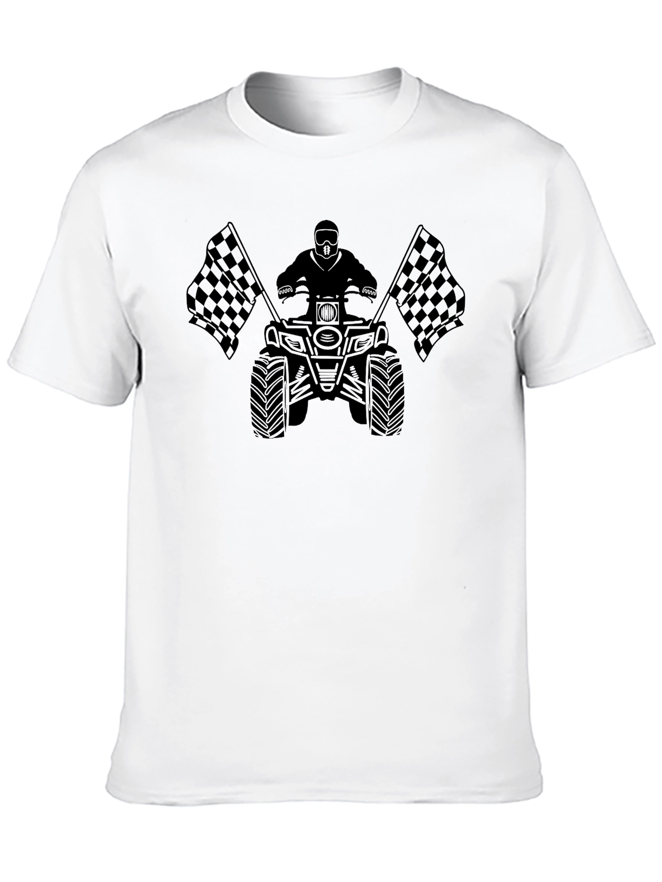 ATV Rider T-Shirt Black Graphic Tee