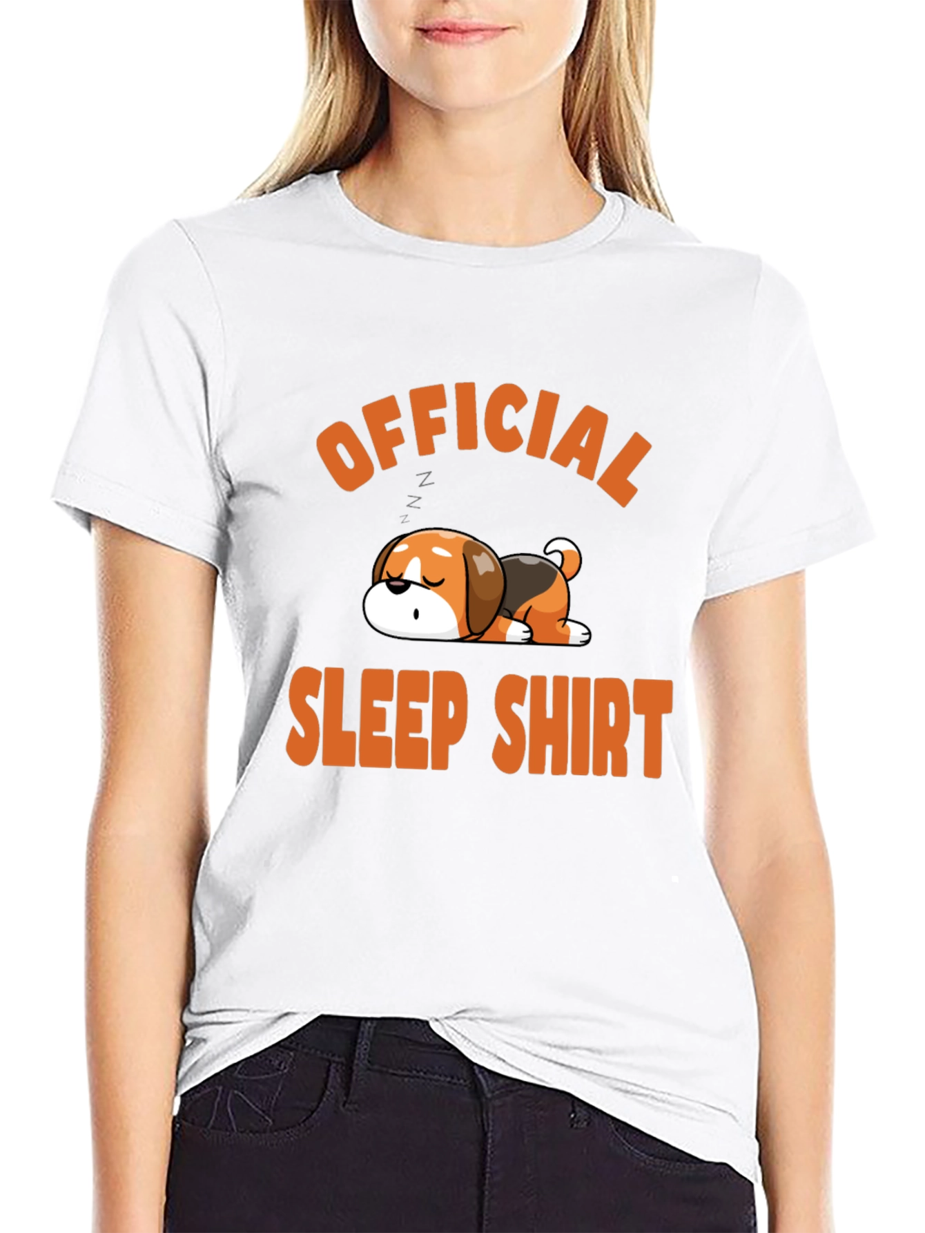 Official Sleep Shirt - Cute Beagle Graphic Tee