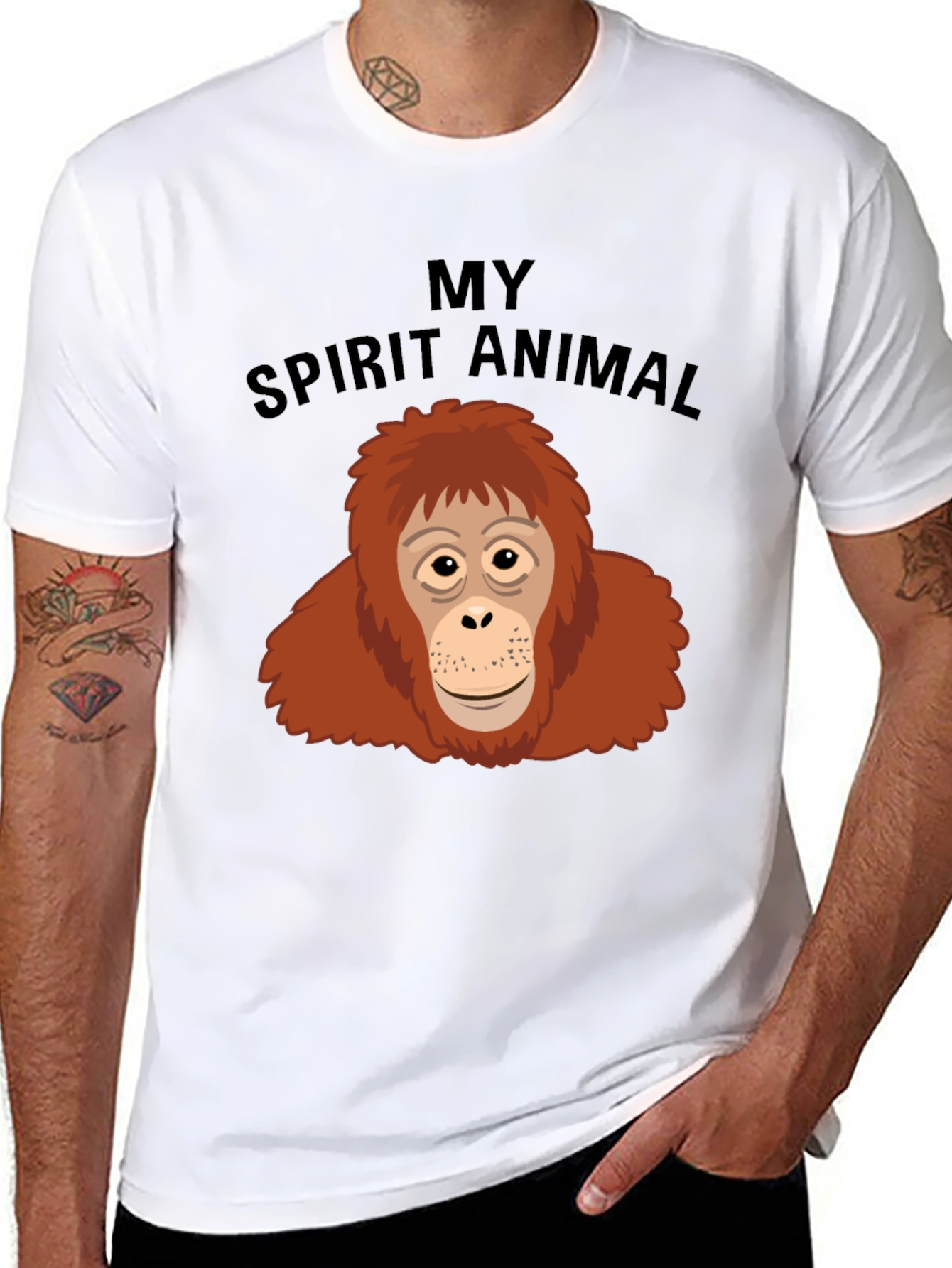 My Spirit Animal Orangutan Graphic T-Shirt