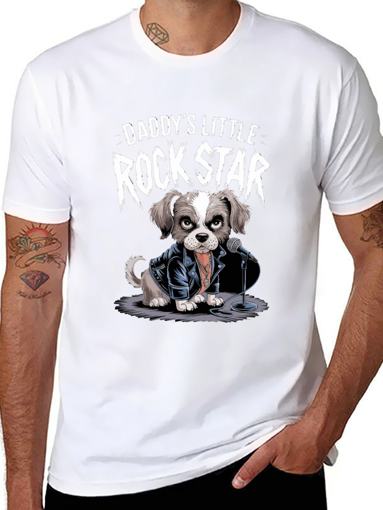 Daddys Little Rock Star T-Shirt