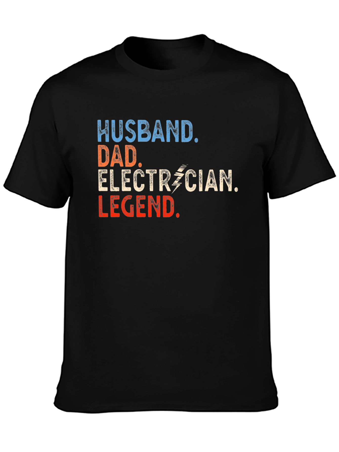 Husband Dad Electrician Legend Graphic Tee