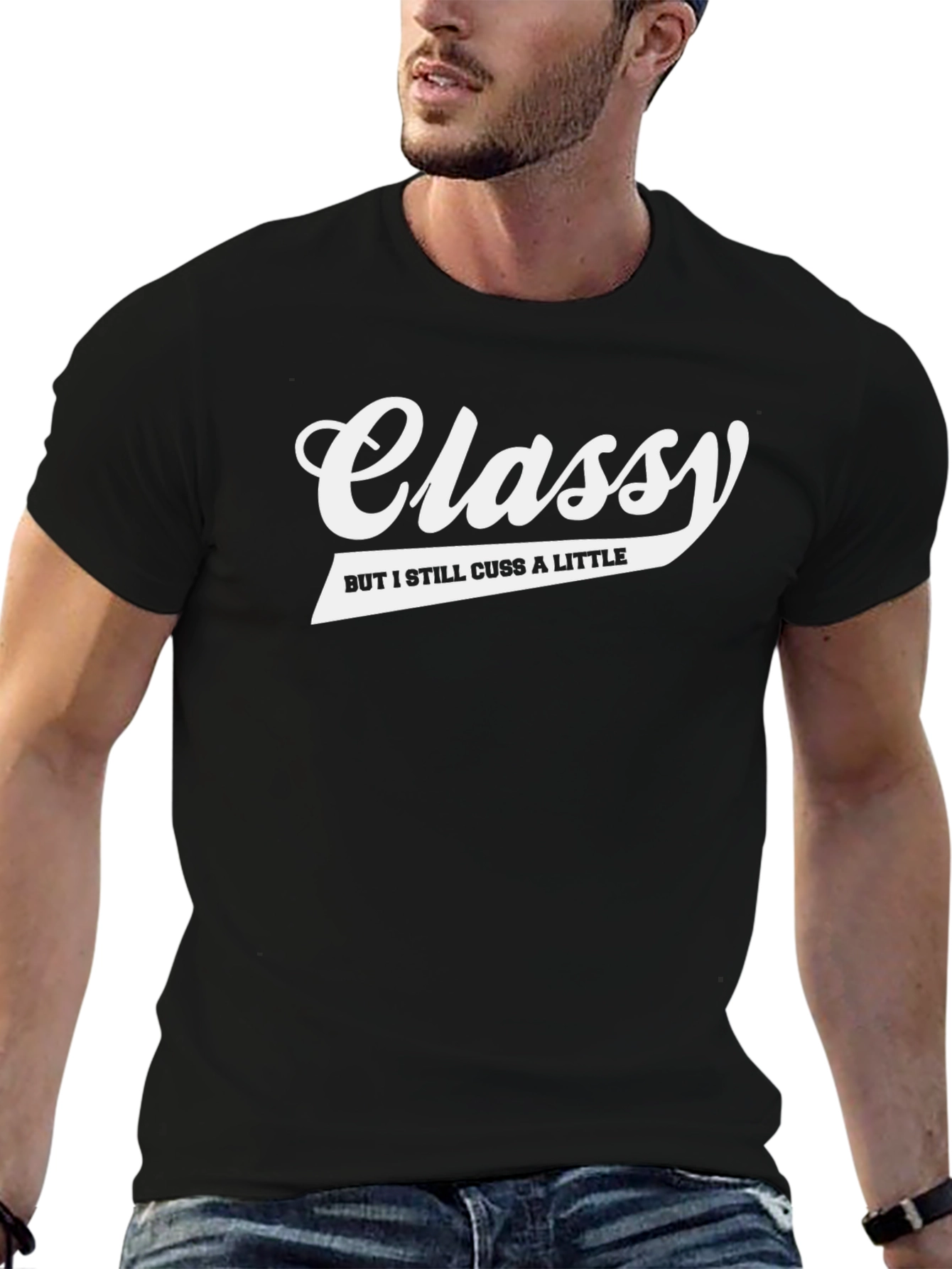 Classy But I Still Cuss T-Shirt - Black