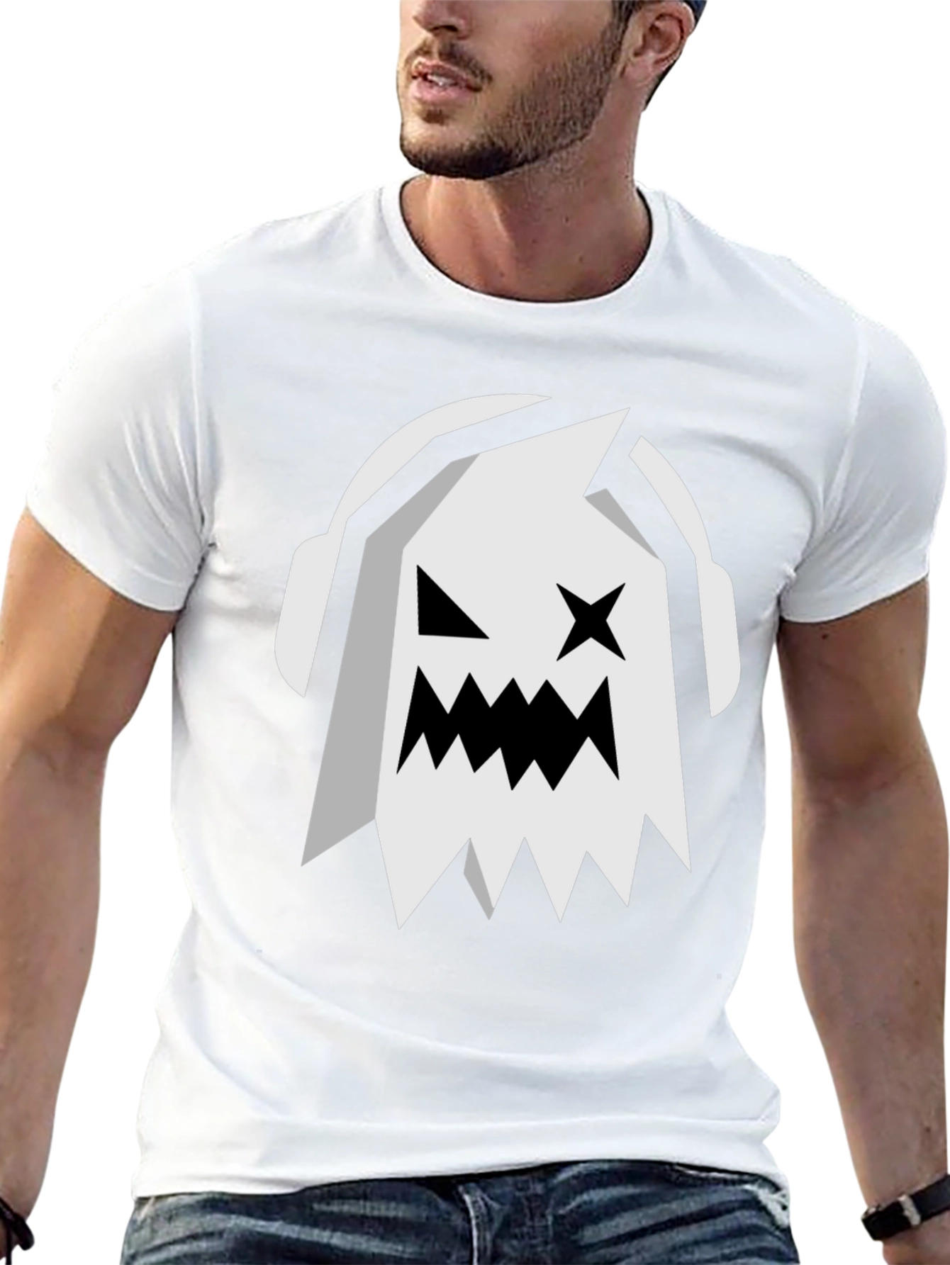 Ghost DJ Black T-Shirt - Spooky Beats!