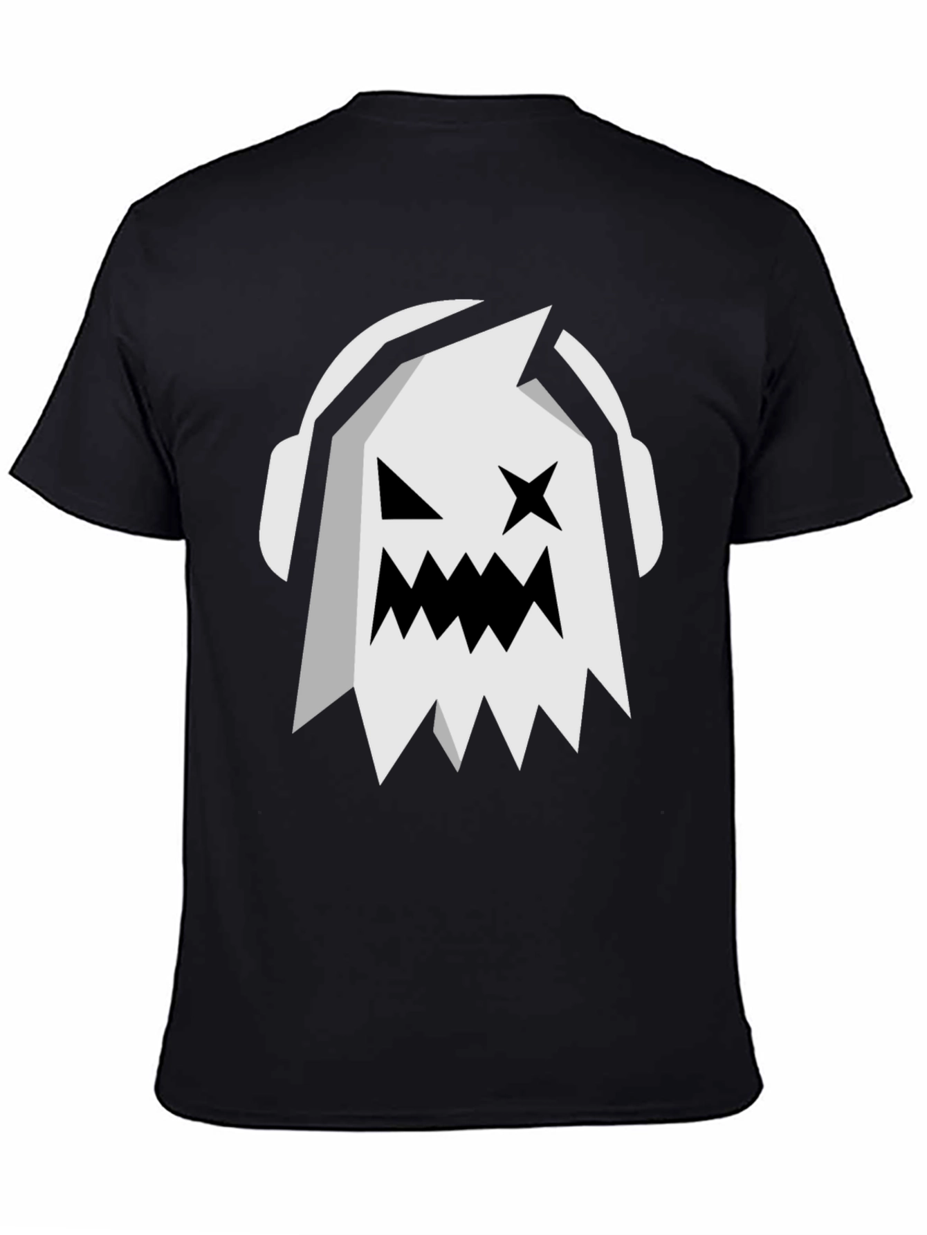 Ghost DJ Black T-Shirt - Spooky Beats!