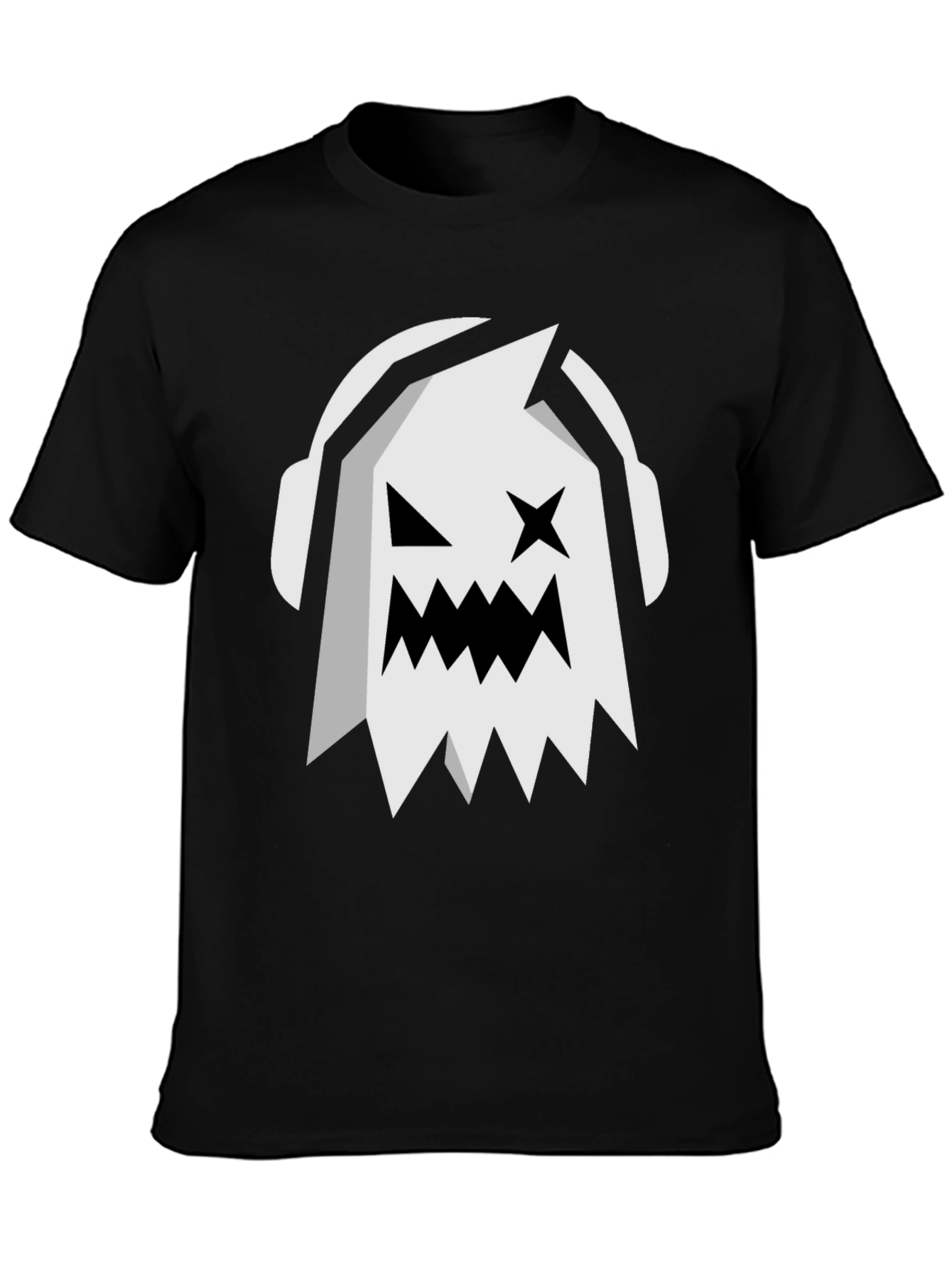 Ghost DJ Black T-Shirt - Spooky Beats!