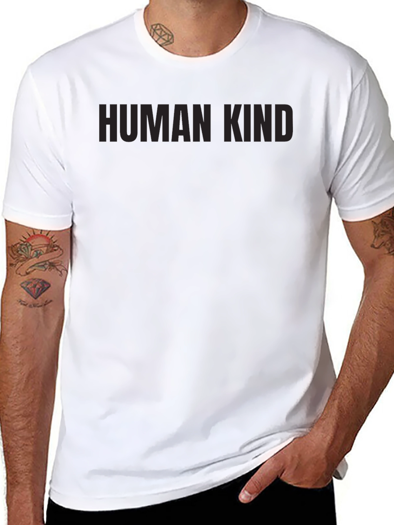 HUMAN KIND Graphic T-Shirt - Unisex Cotton Tee