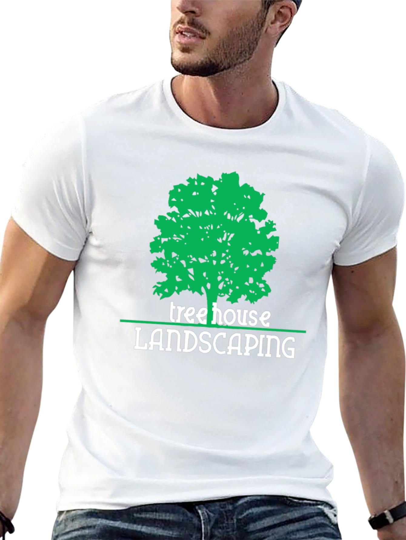 Treehouse Landscaping Graphic T-Shirt