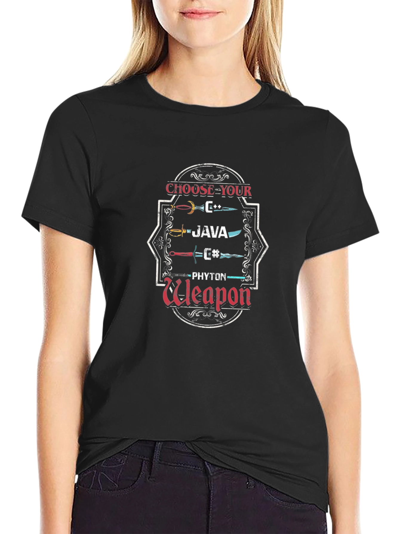 Choose Your Weapon Programmer T-Shirt