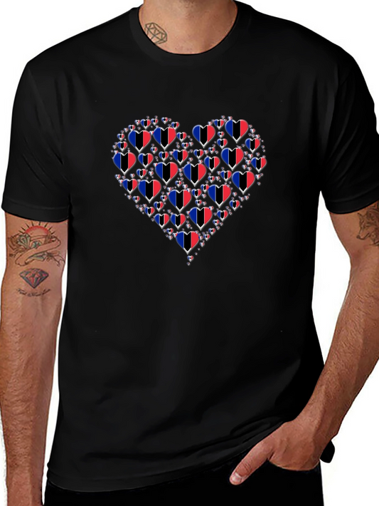 Heart Trinidad & Tobago Flag T-Shirt