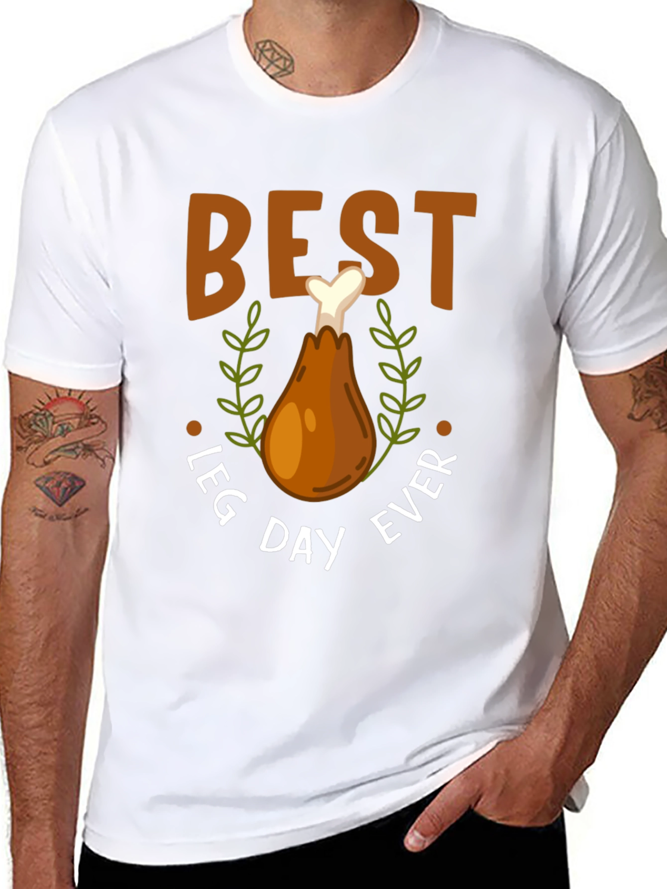 Best Leg Day Ever Turkey T-Shirt