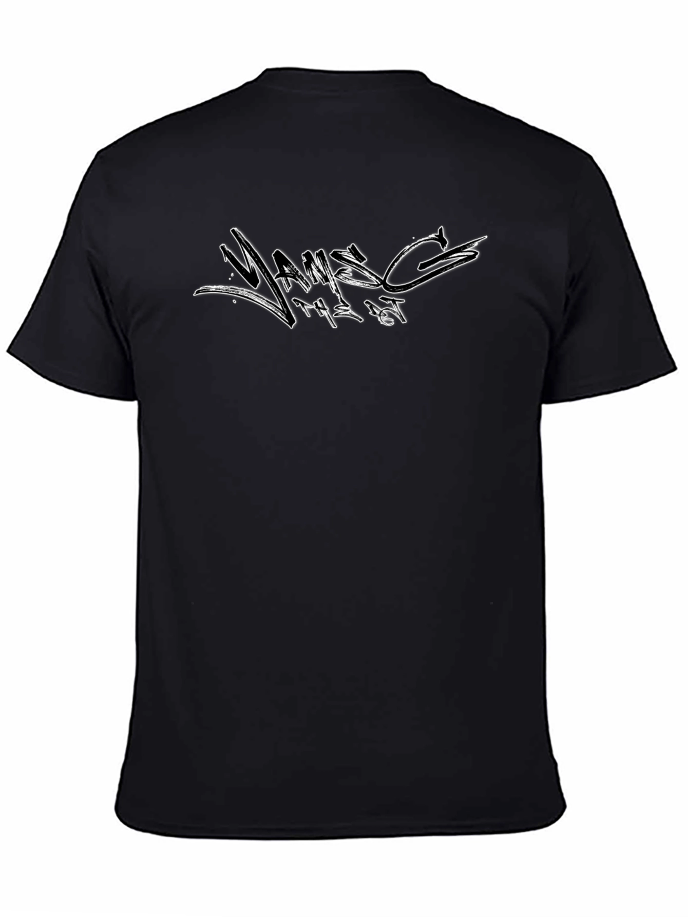 Black Graphic Tee - Modern Streetwear Style
