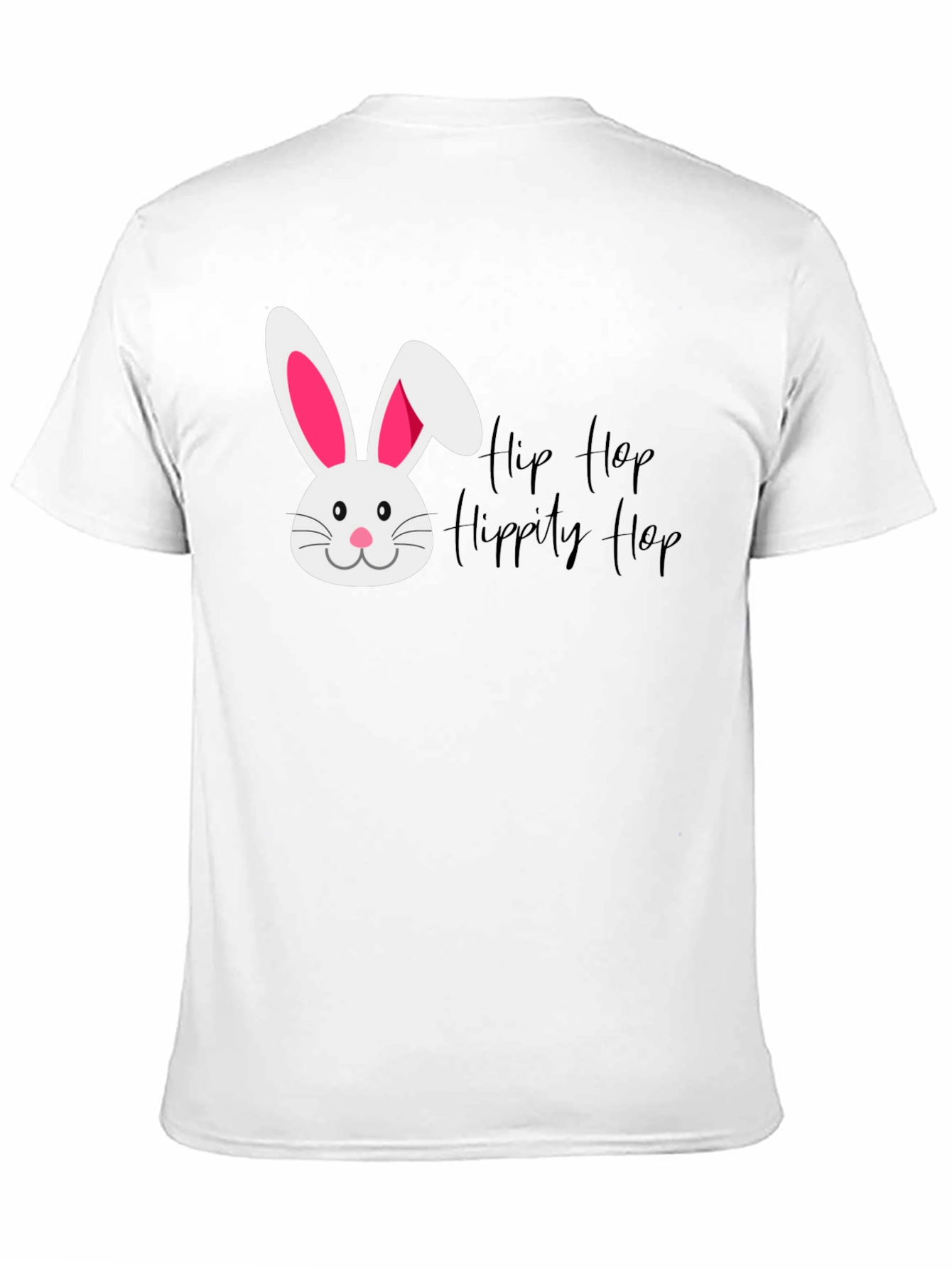 Hip Hop Easter Bunny Black T-Shirt