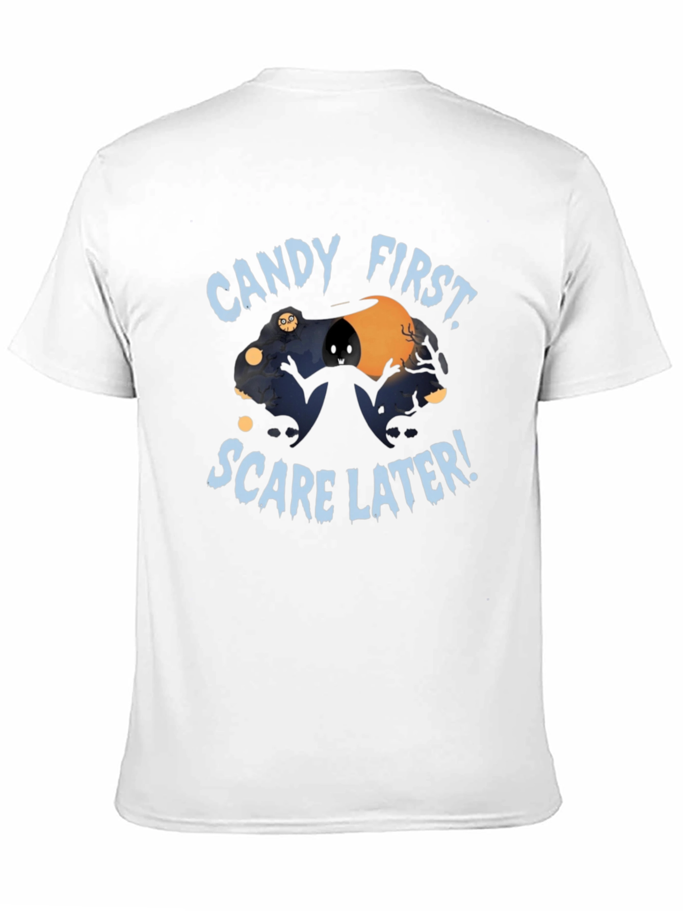 Candy First Scare Later Halloween T-Shirt