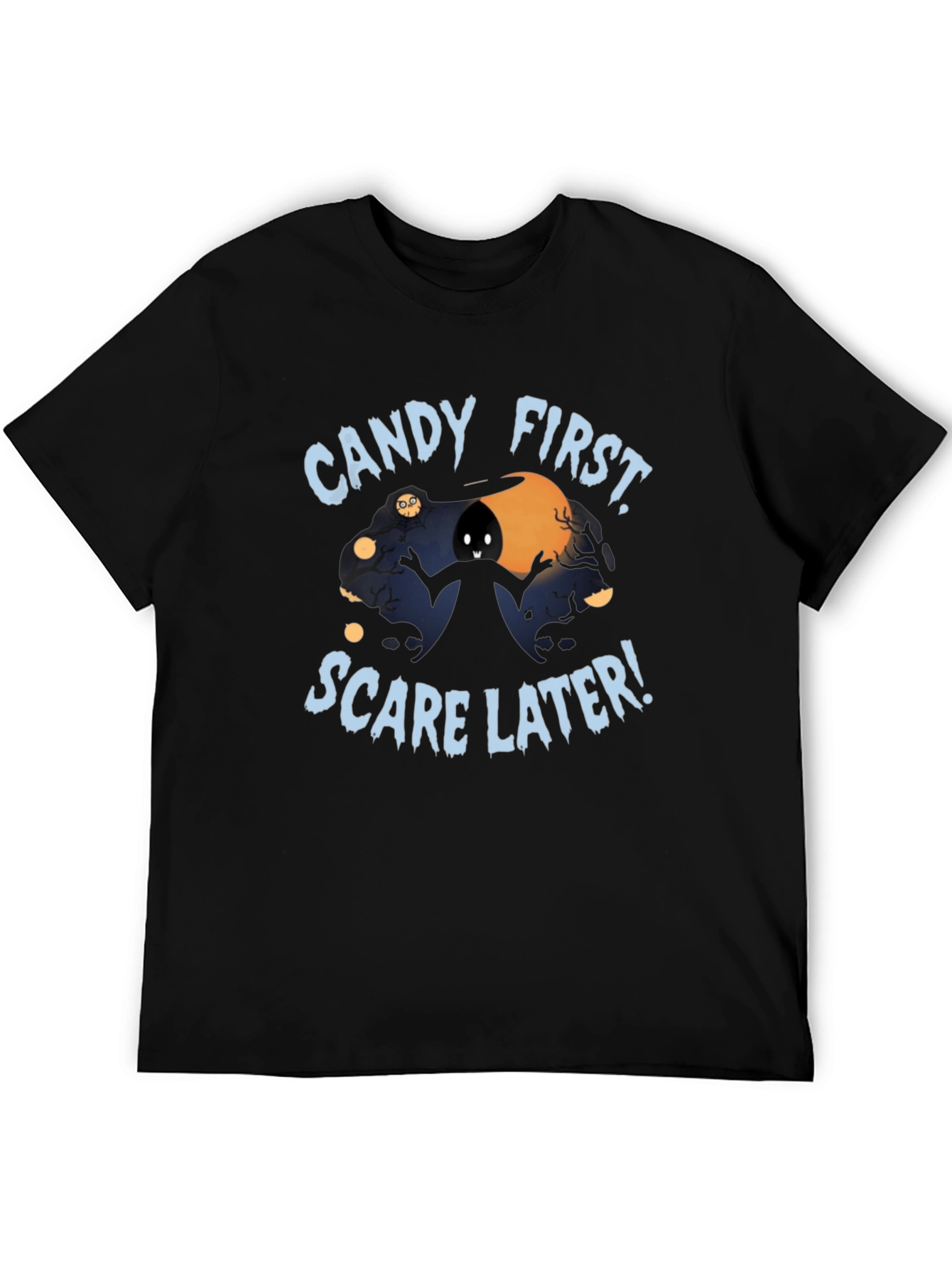 Candy First Scare Later Halloween T-Shirt