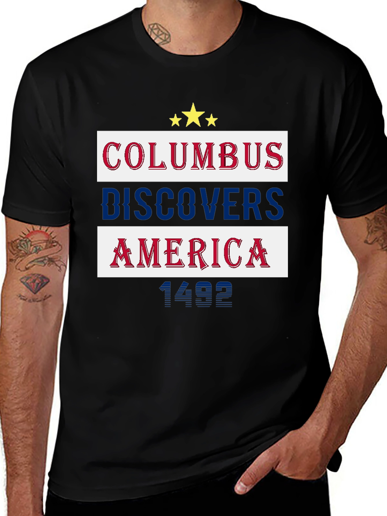 Columbus Discovers America T-Shirt