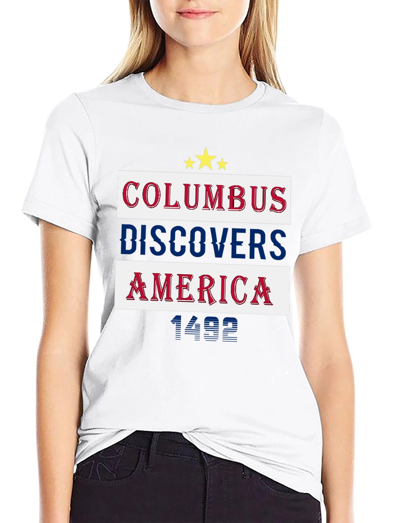 Columbus Discovers America T-Shirt