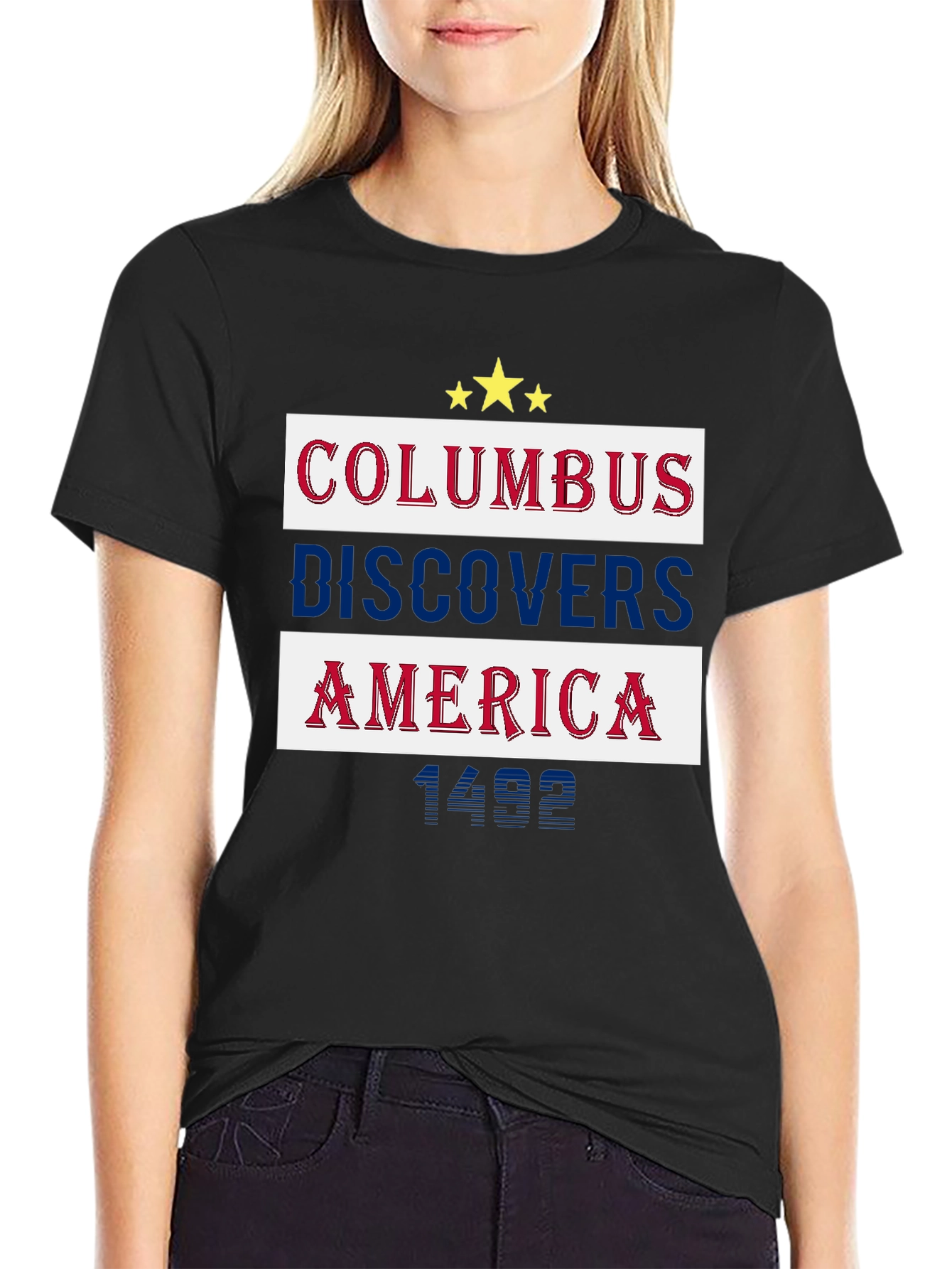 Columbus Discovers America T-Shirt