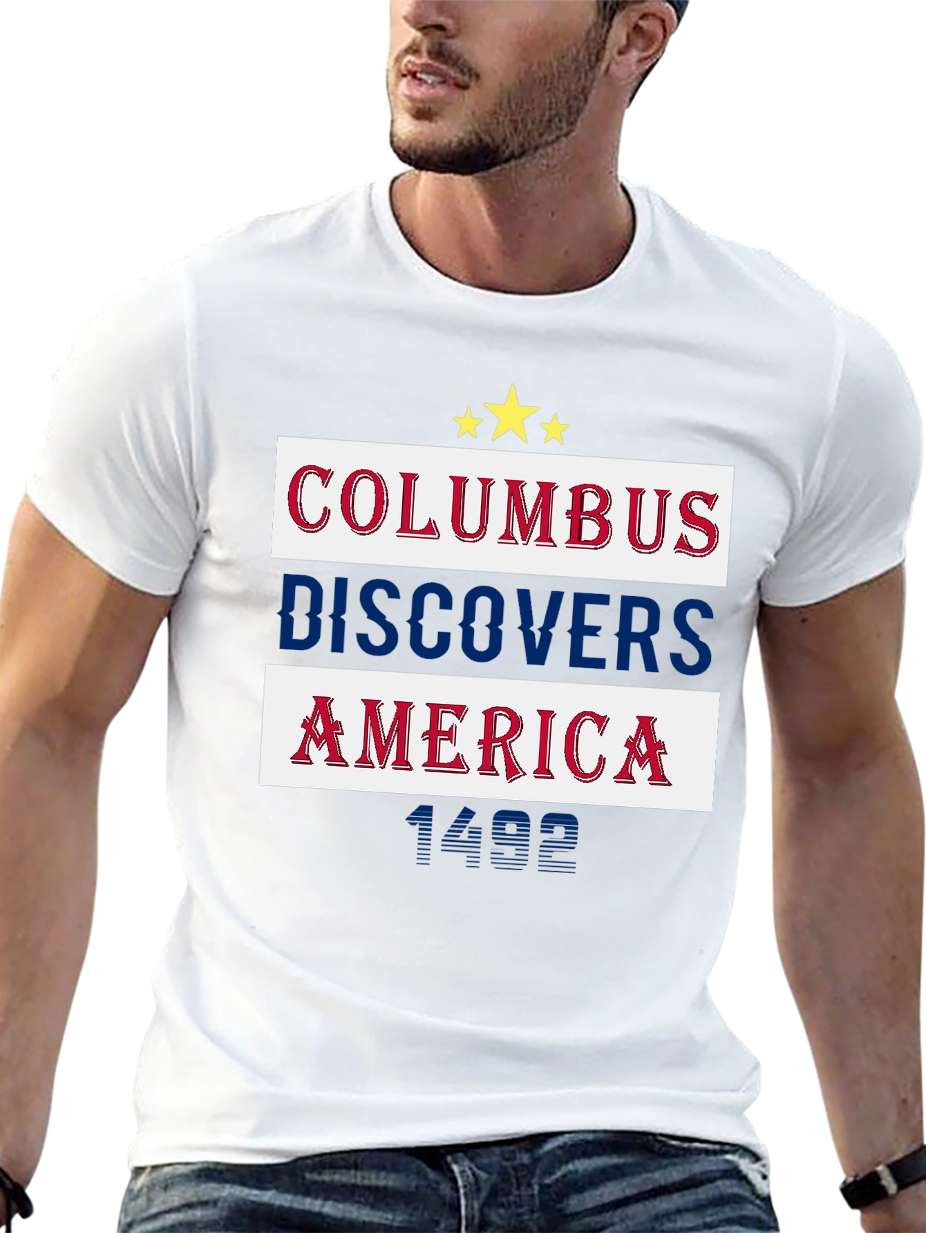 Columbus Discovers America T-Shirt