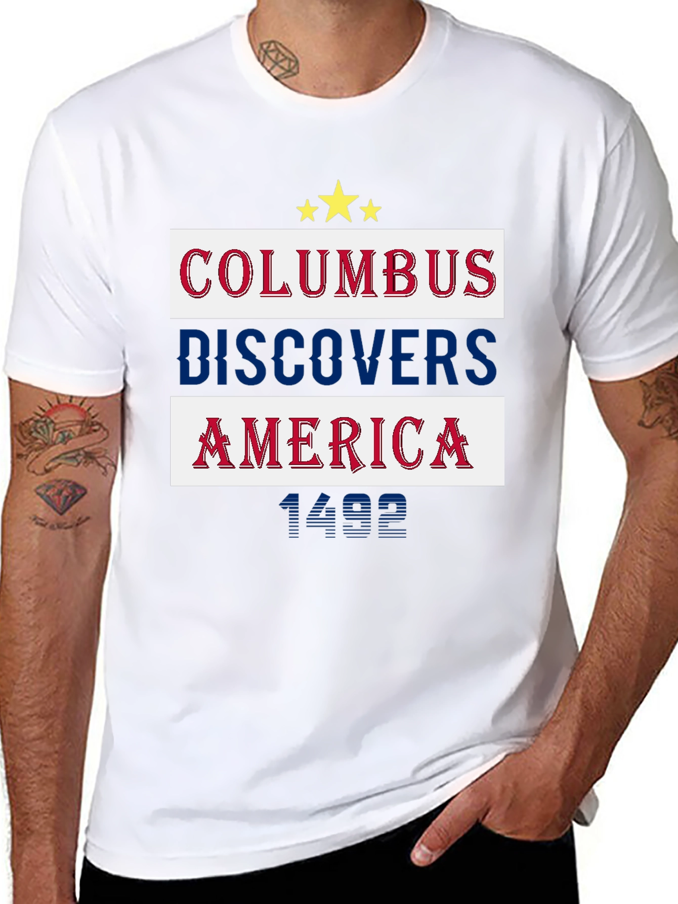 Columbus Discovers America T-Shirt