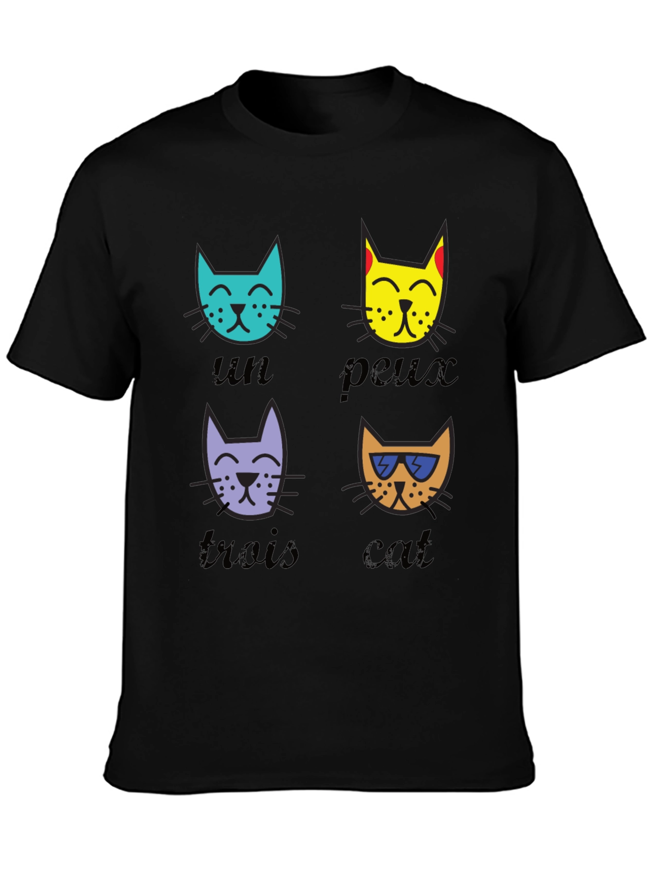 Cool Cat T-Shirt - French Inspired Funny Graphic Tee