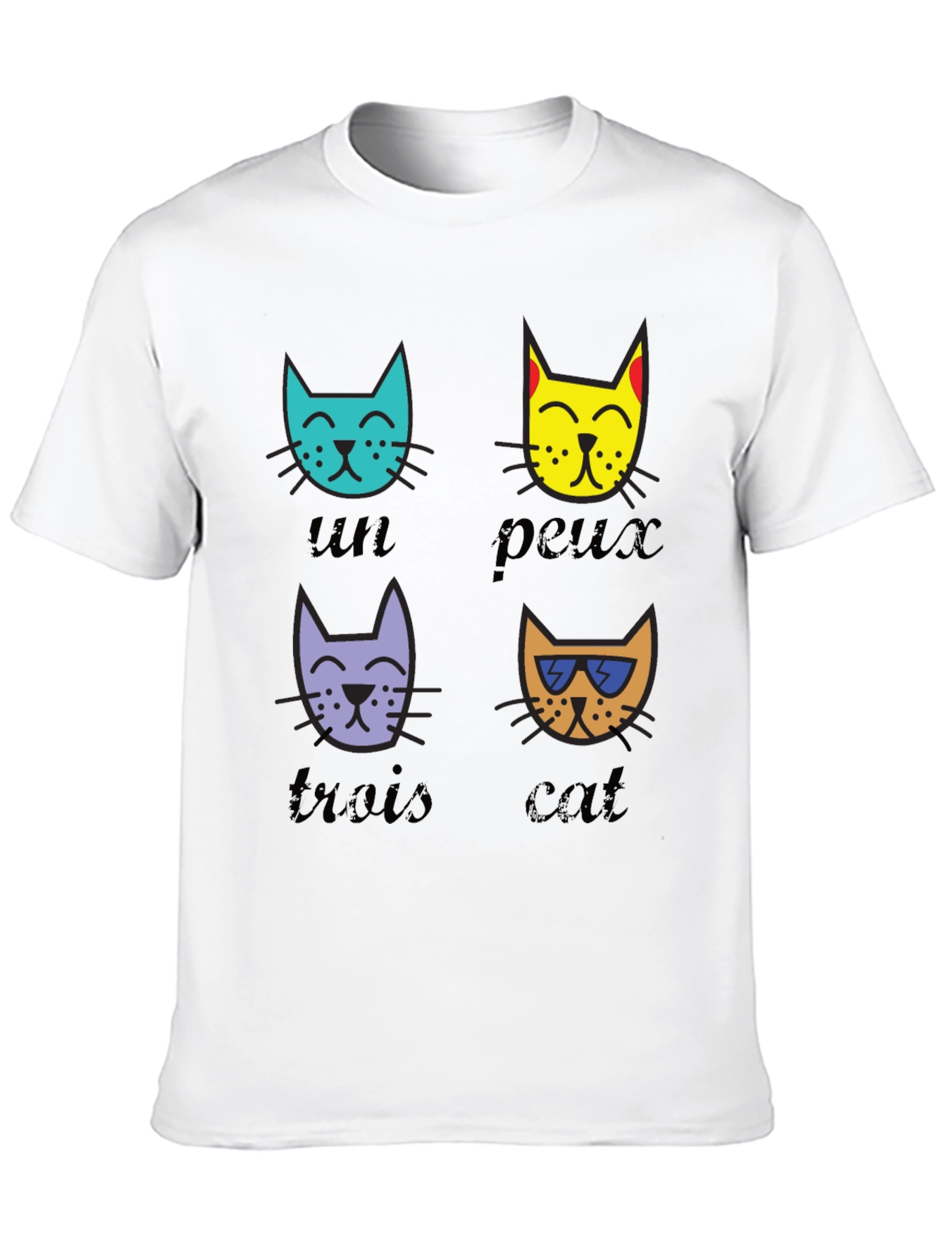 Cool Cat T-Shirt - French Inspired Funny Graphic Tee