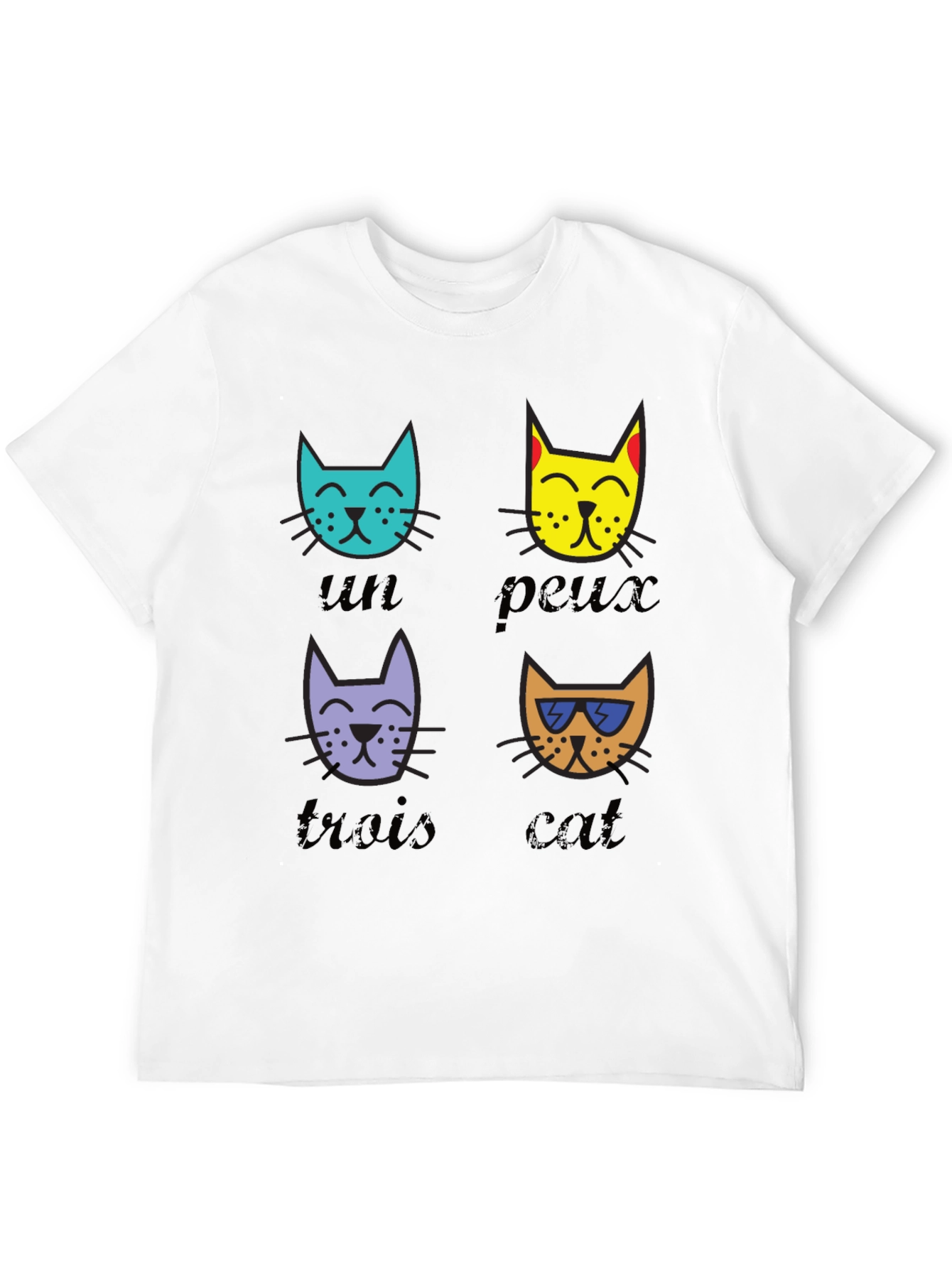 Cool Cat T-Shirt - French Inspired Funny Graphic Tee