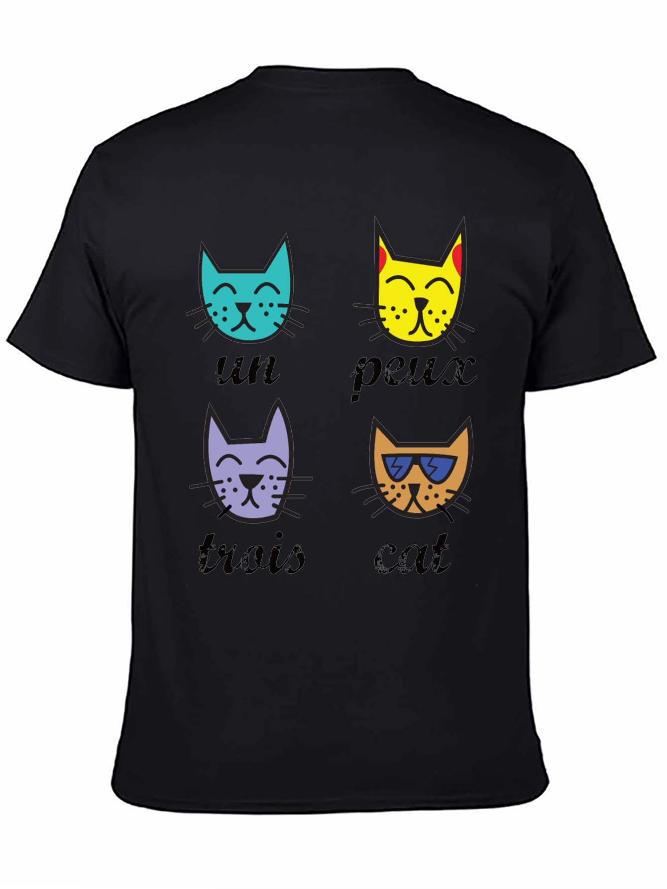 Cool Cat T-Shirt - French Inspired Funny Graphic Tee