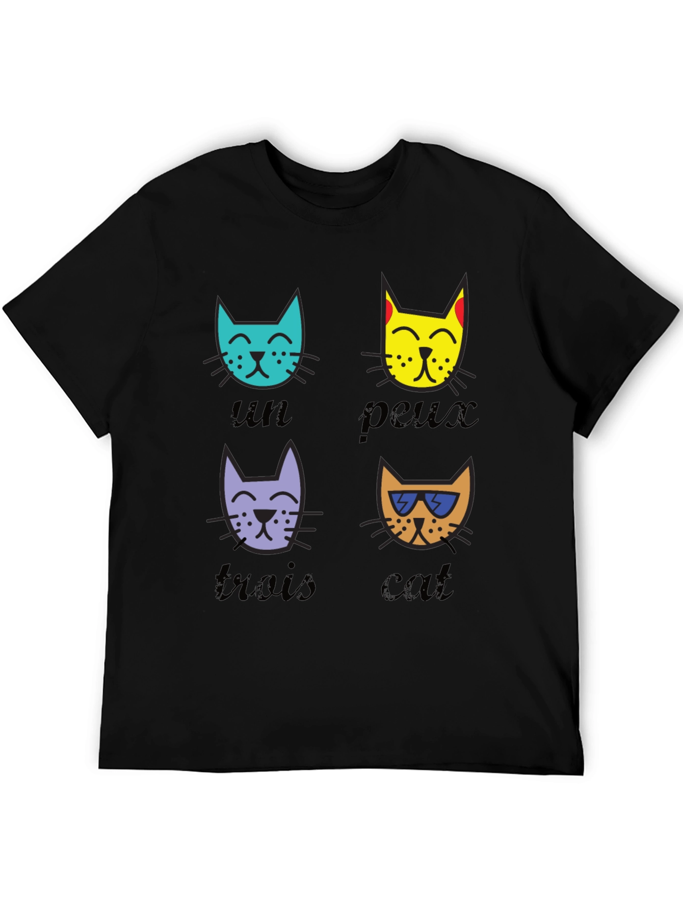Cool Cat T-Shirt - French Inspired Funny Graphic Tee