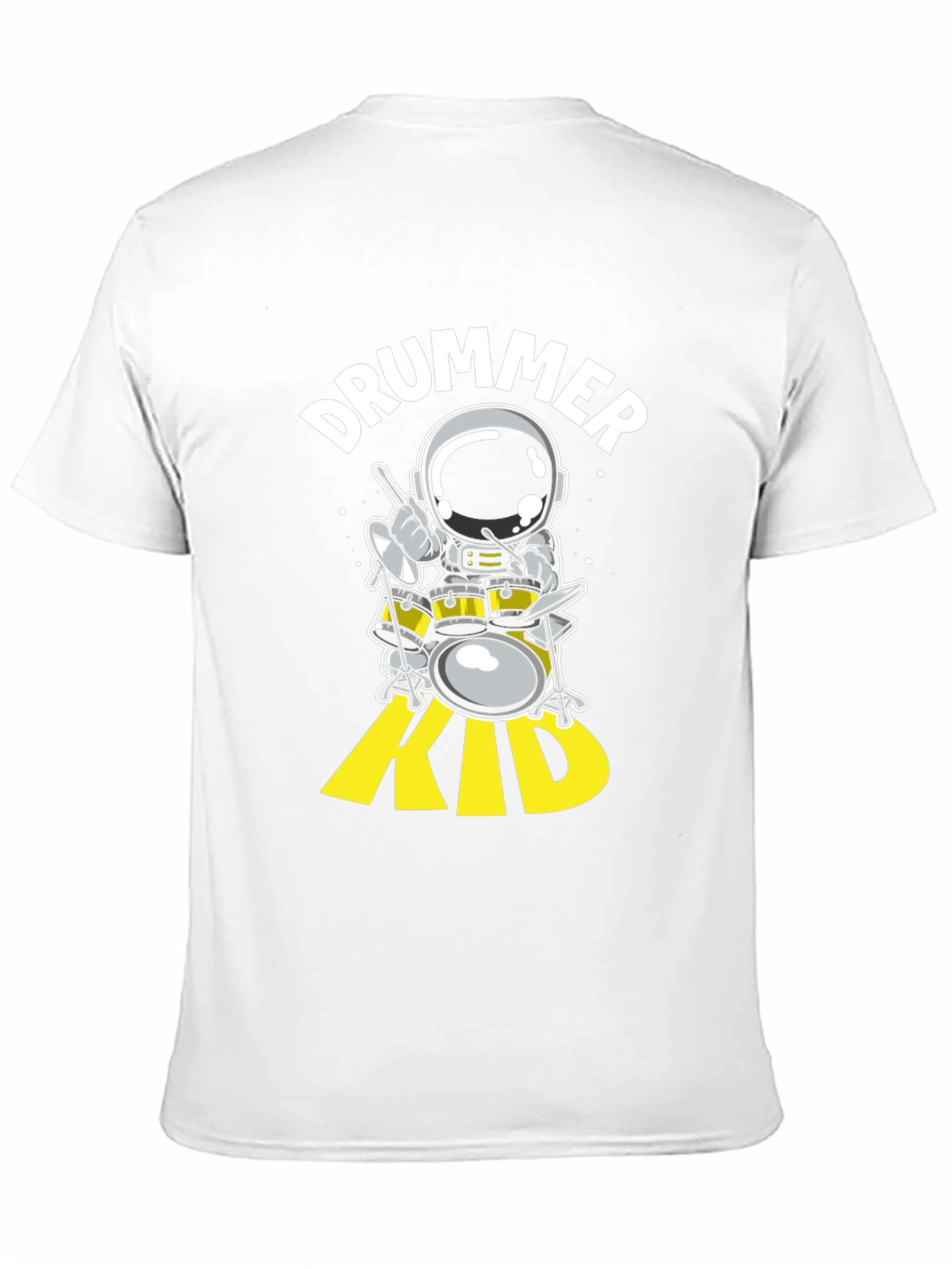 Astronaut Drummer Kid Graphic Tee