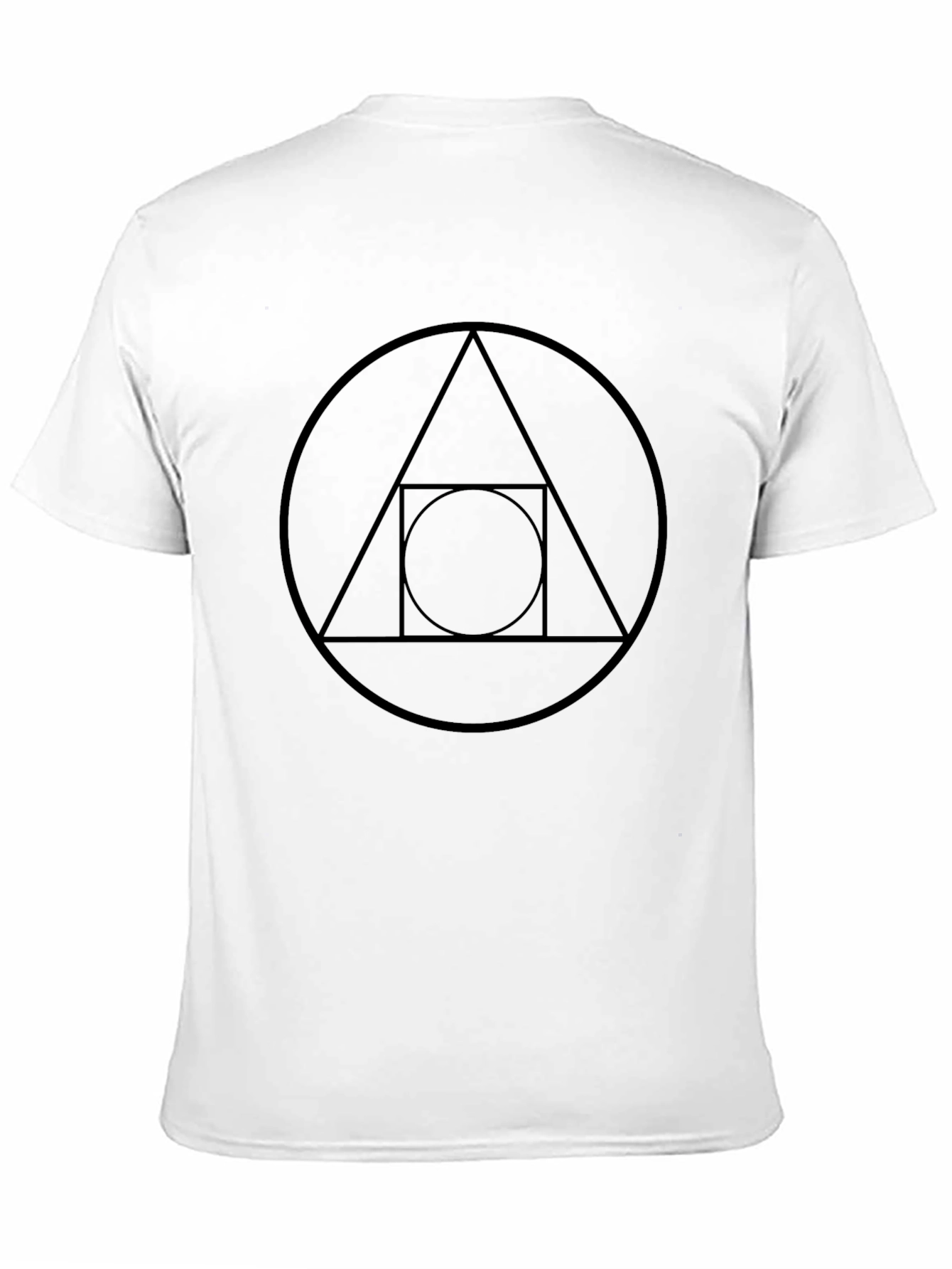 Geometric Circle T-Shirt - Modern Design