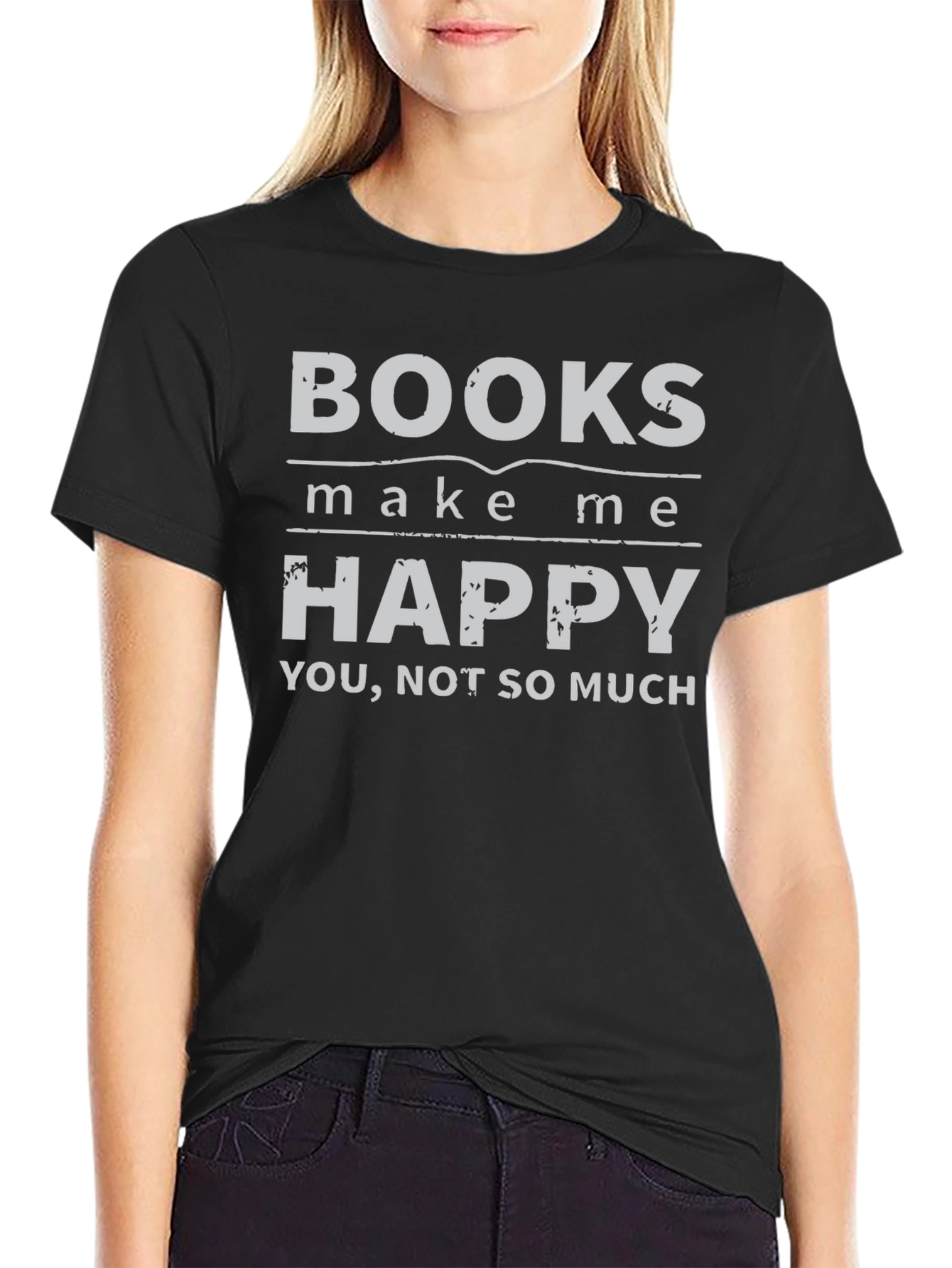 Funny Books Make Me Happy T-Shirt