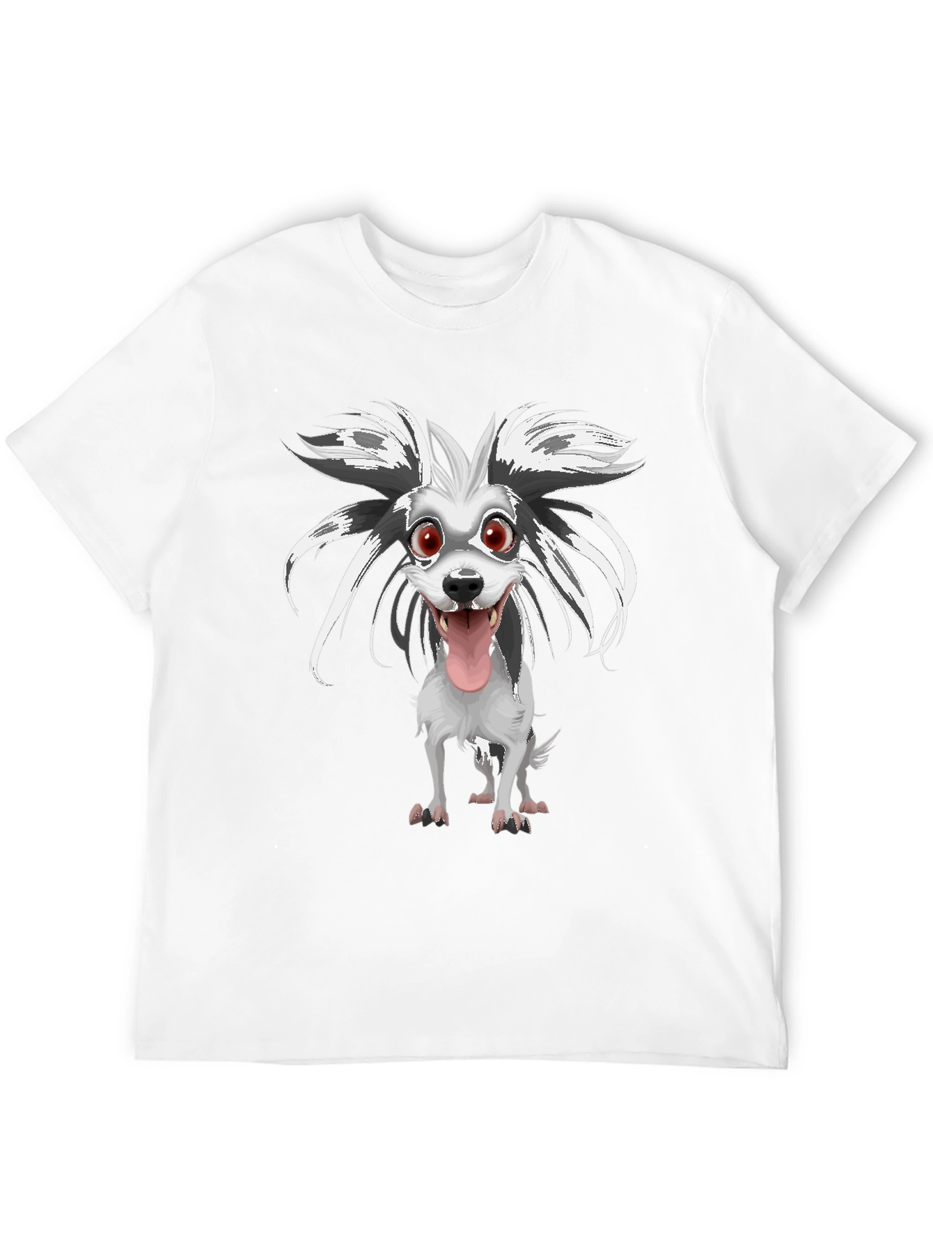 Cartoon Dog Graphic T-Shirt