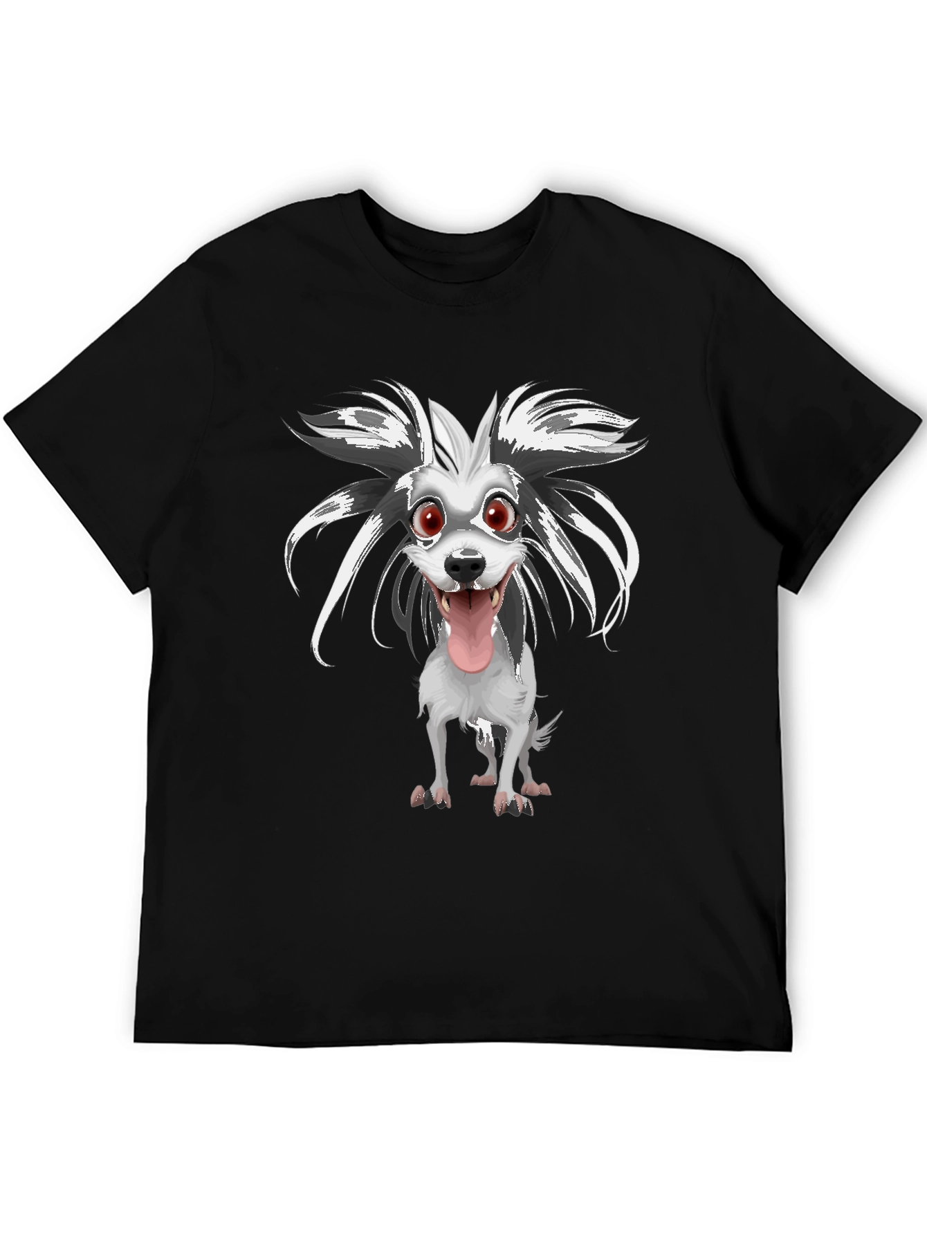 Cartoon Dog Graphic T-Shirt