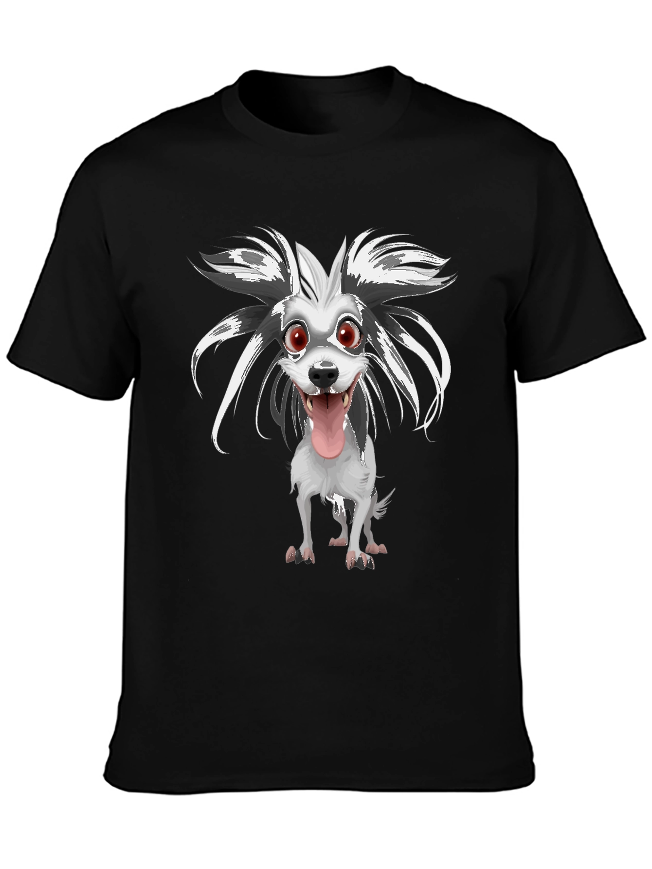 Cartoon Dog Graphic T-Shirt