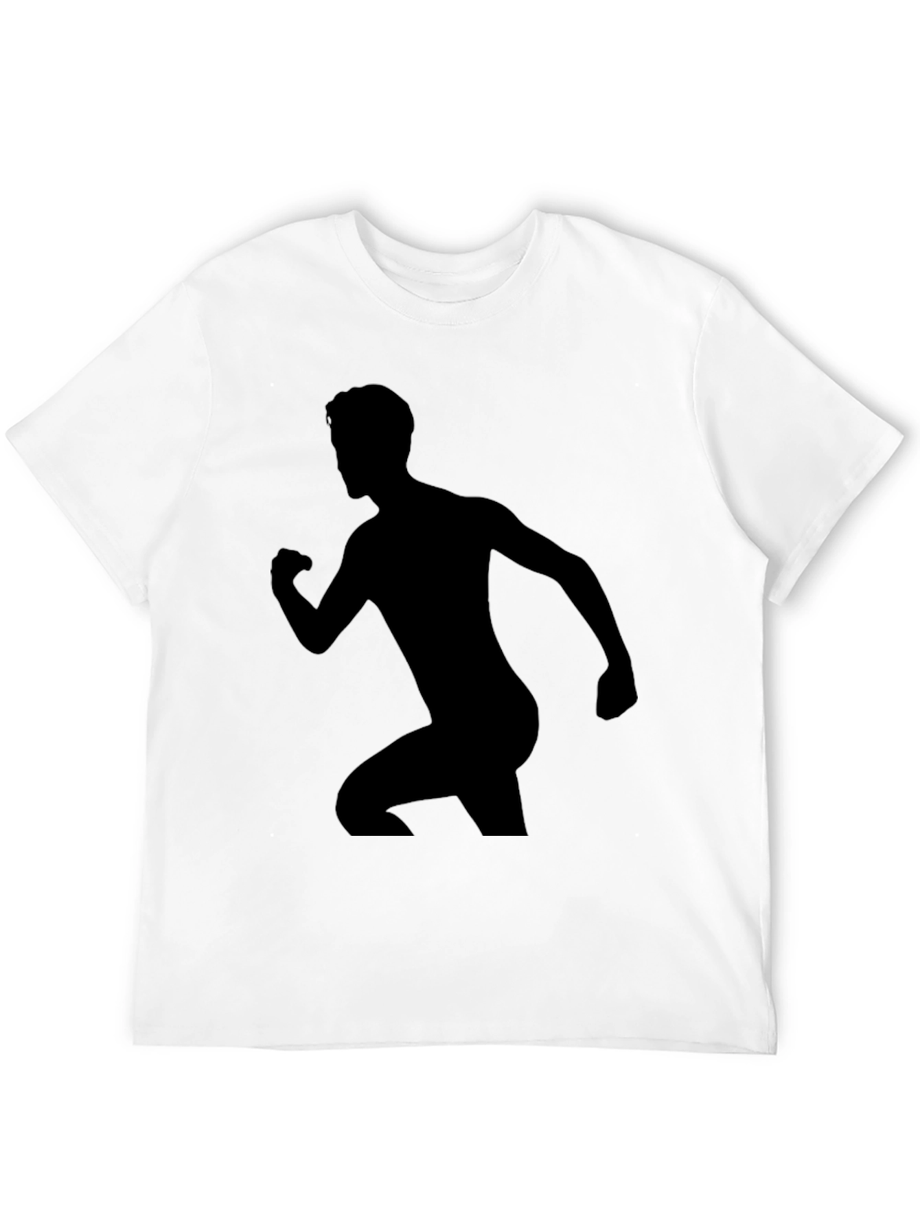 Silhouette Runner Graphic Black T-Shirt