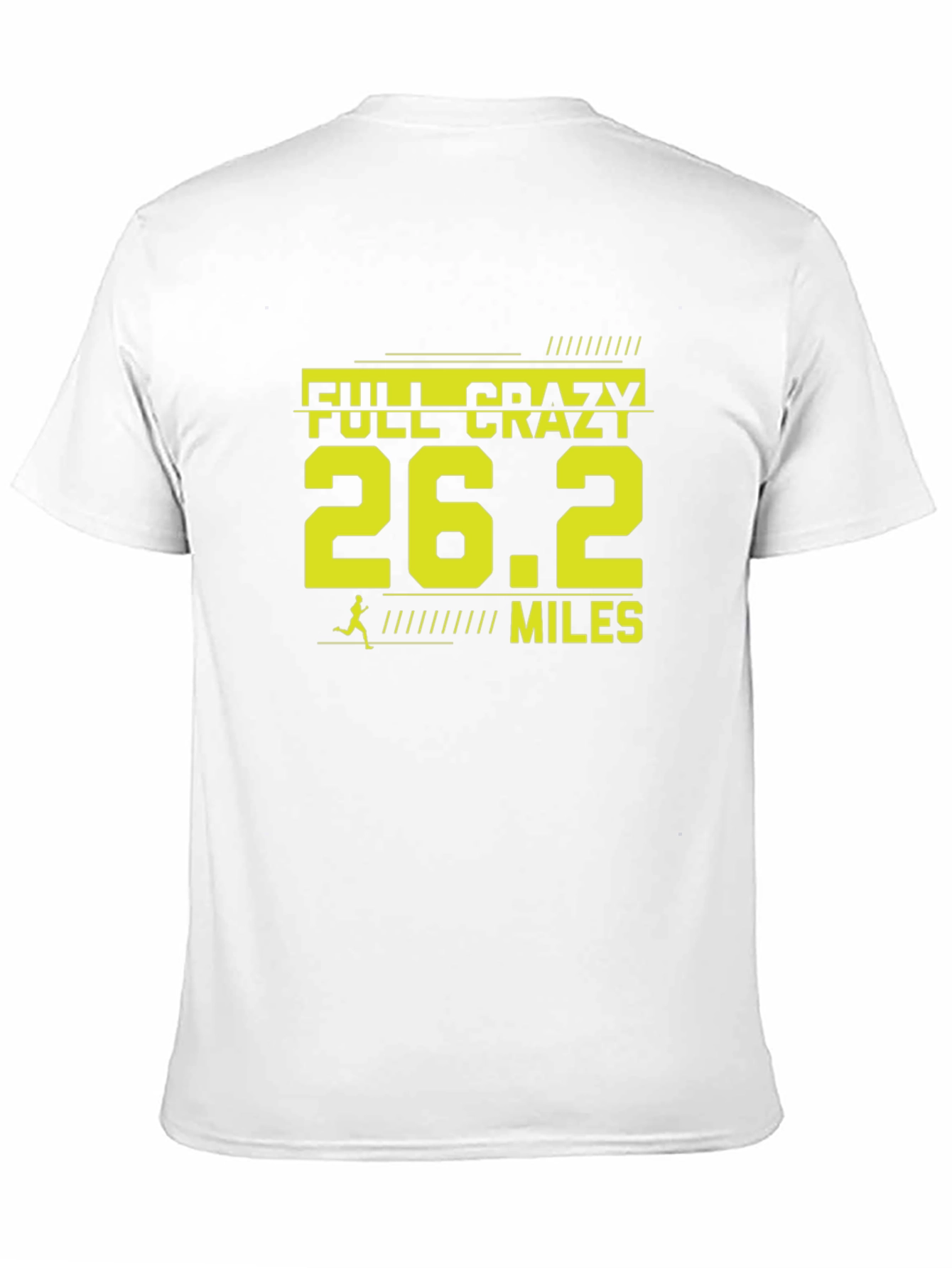 Full Crazy 26.2 Miles Marathon Runner T-Shirt