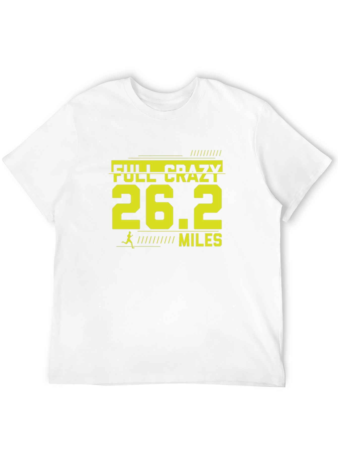 Full Crazy 26.2 Miles Marathon Runner T-Shirt