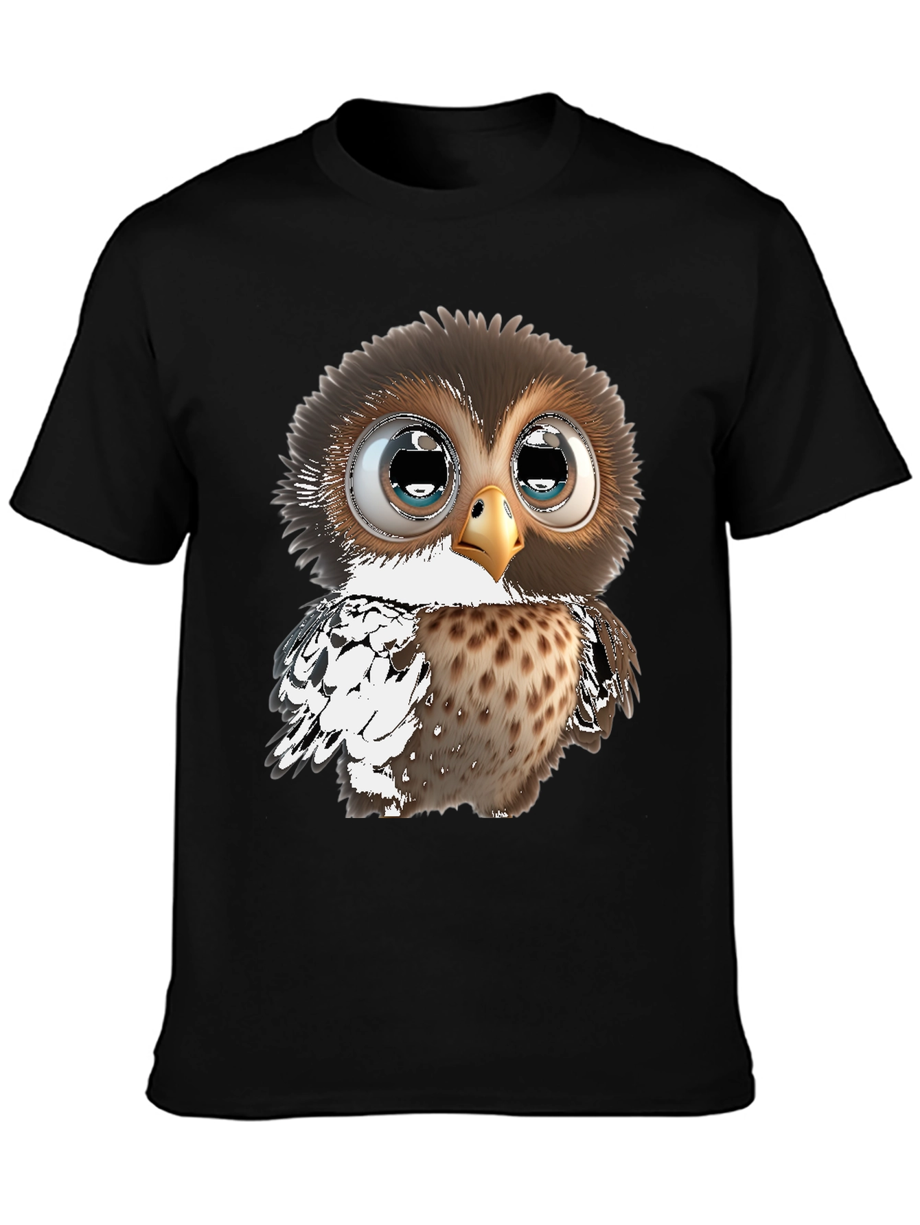 Owl Graphic Print T-Shirt