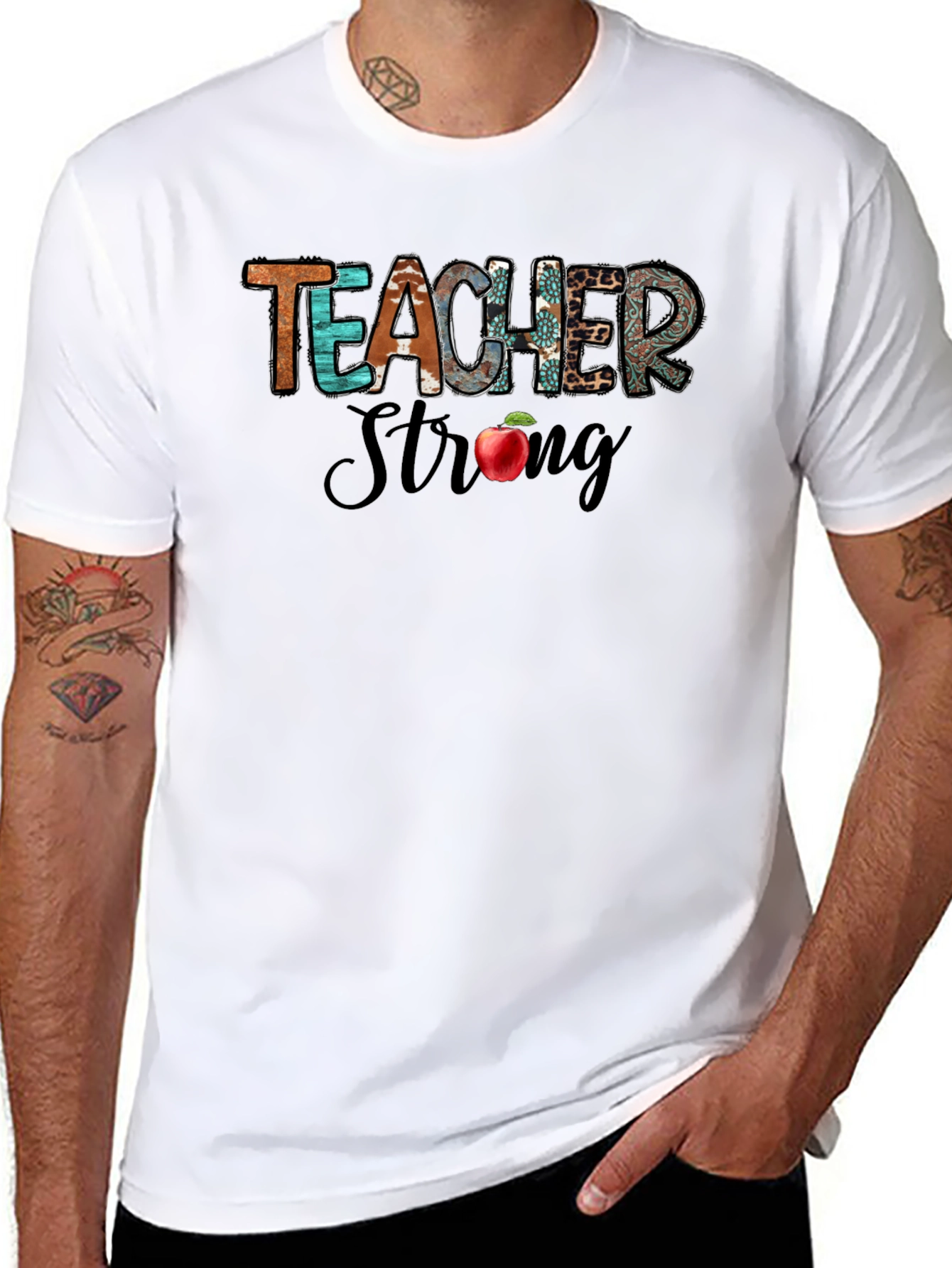 Teacher Strong Graphic Tee - Unisex Short Sleeve