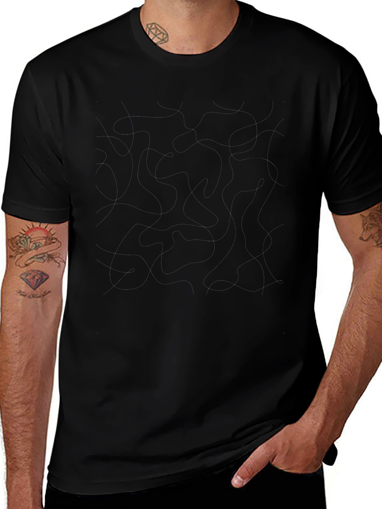 Classic Black Crew Neck T-Shirt