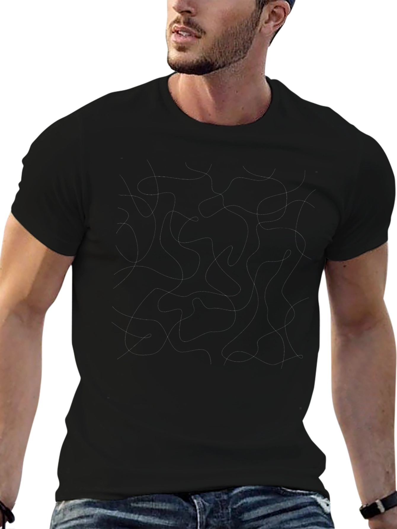 Classic Black Crew Neck T-Shirt