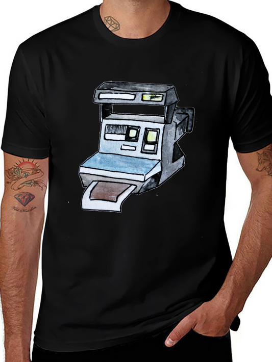 Vintage Camera Graphic Tee - Retro Style