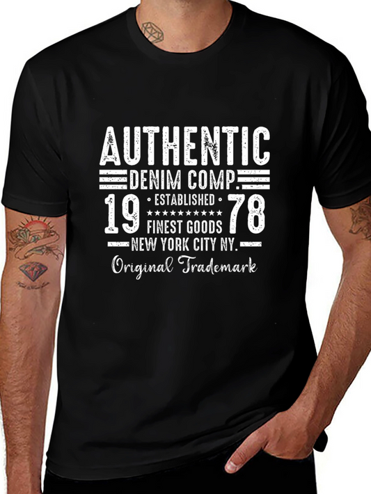 Authentic Denim Company 1978 Graphic T-Shirt