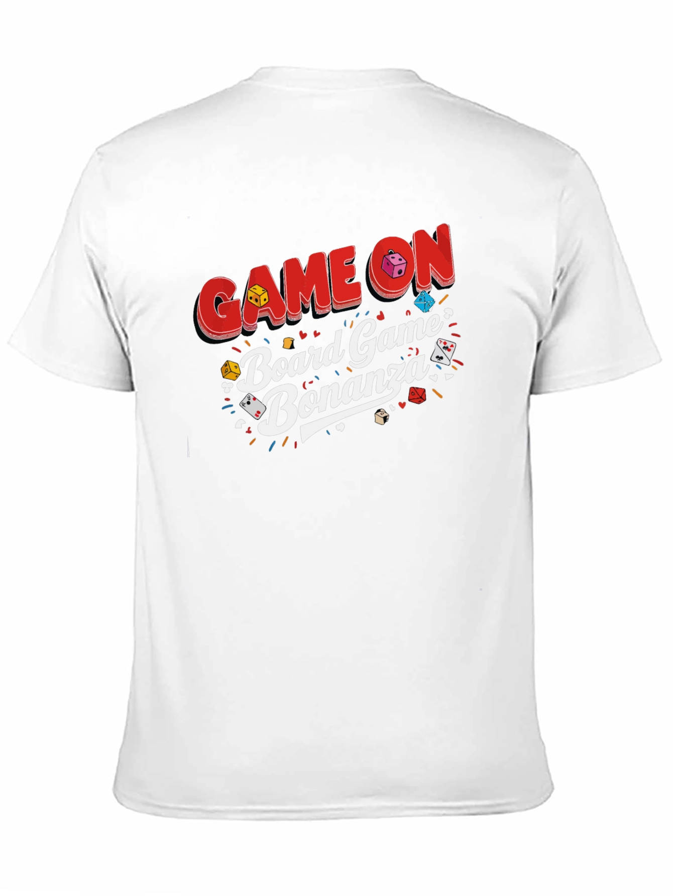 Game On Board Game Bonanza Black T-Shirt