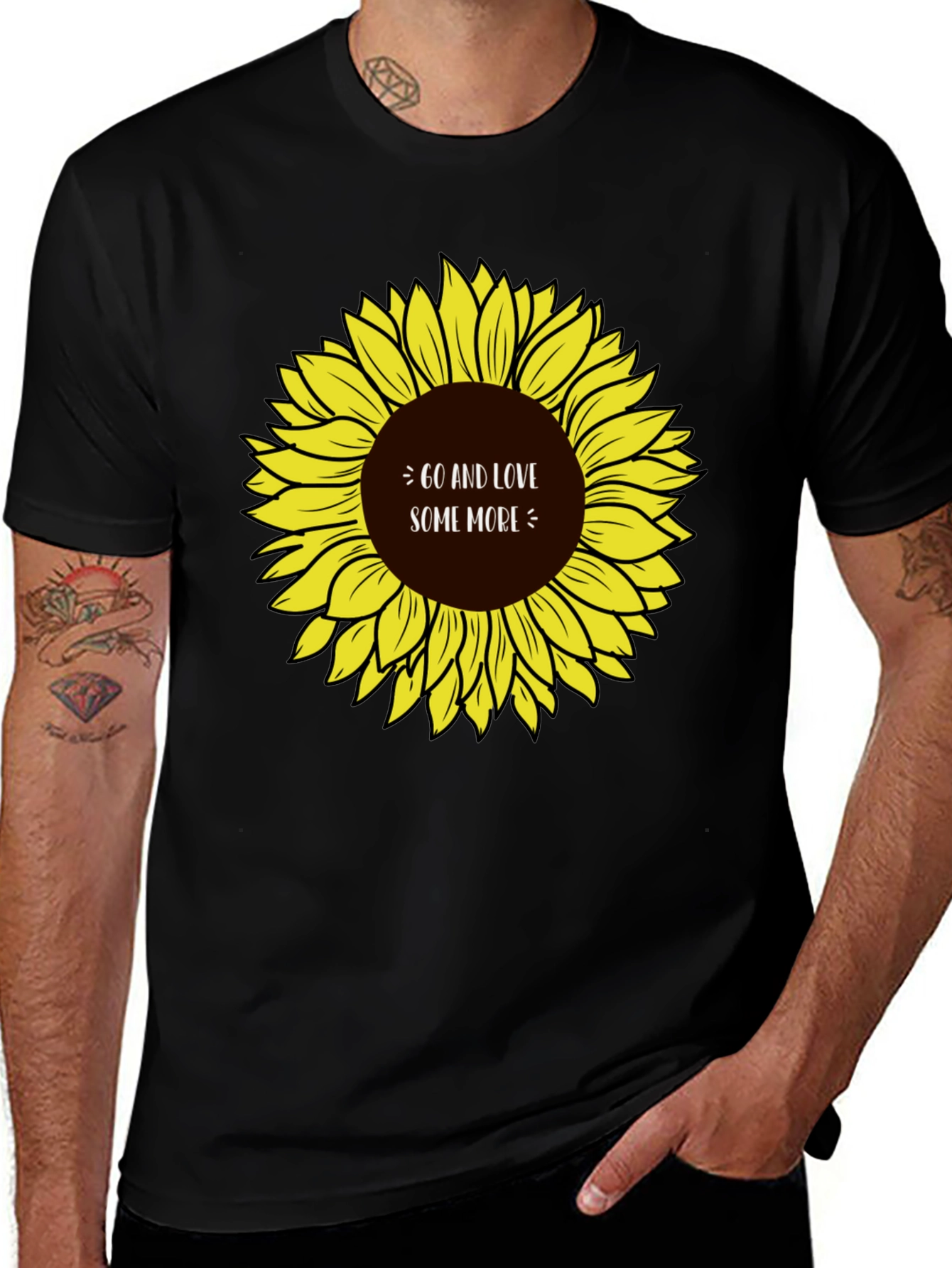 Go and Love Some More Sunflower Graphic Tee